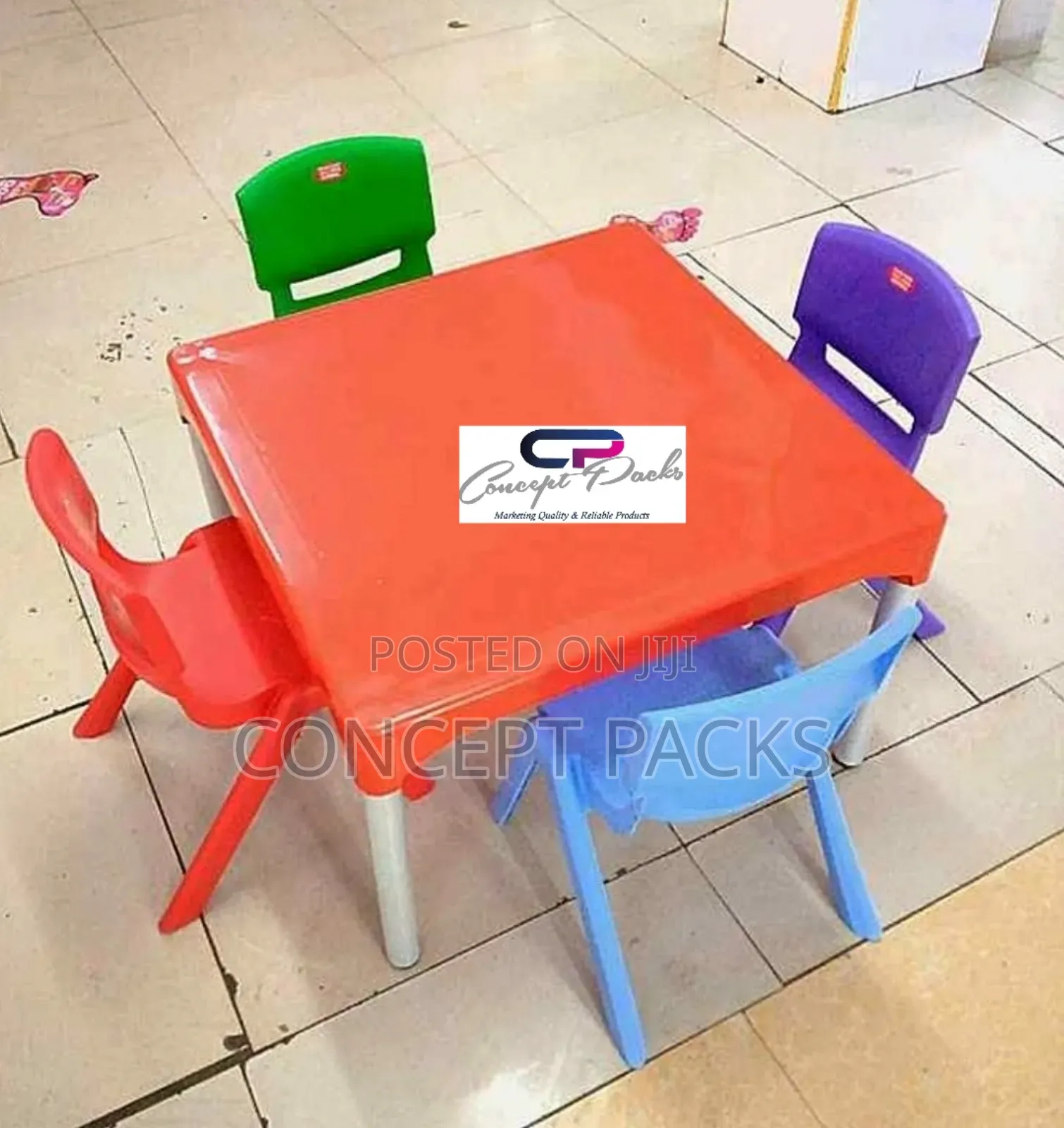 4pc Kindergarten Baby Chairs and Table Set.