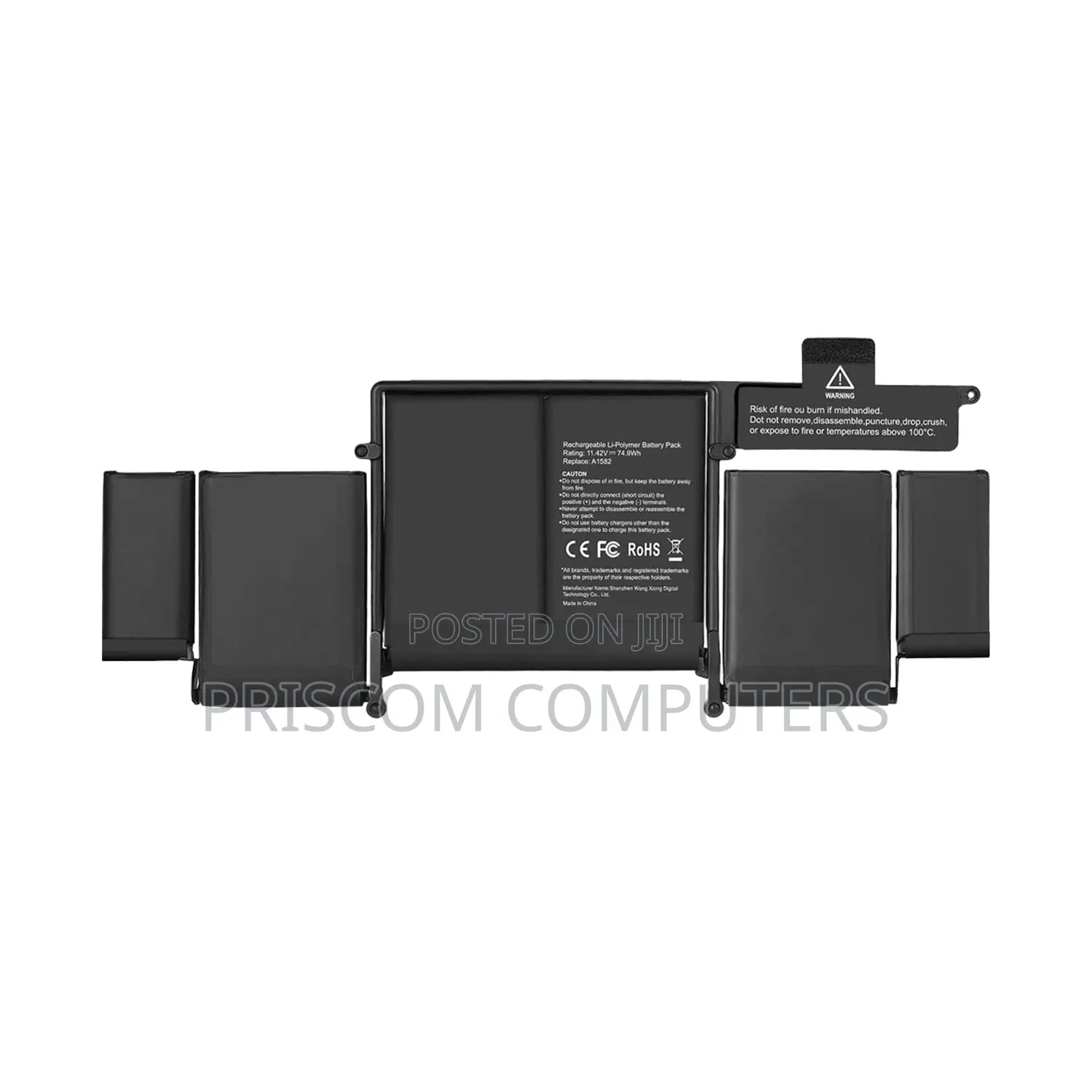 Battery A1493 A1582 for MB Pro 13" A1502 (2013,2014, 2015)