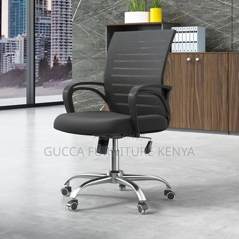 Office Chairs: Strong Simple Style Mesh Ergonomic Chair