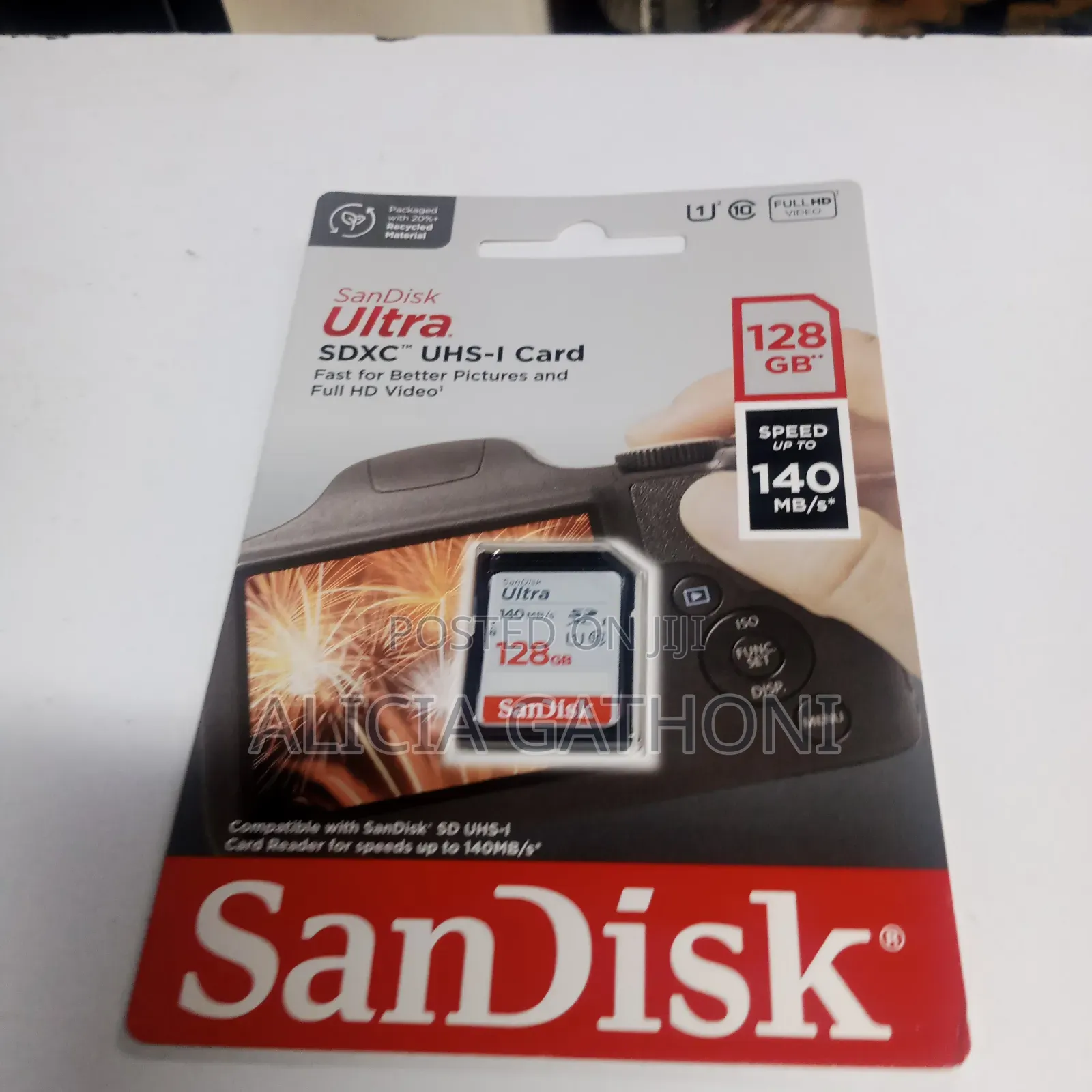 128 Gb Camera Memory Card 140mb/S