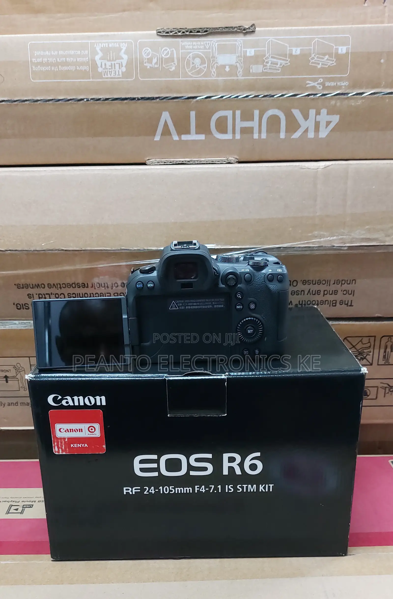 Canon EOS R6 Mirrorless Camera With 24-105mm F/4 Lens