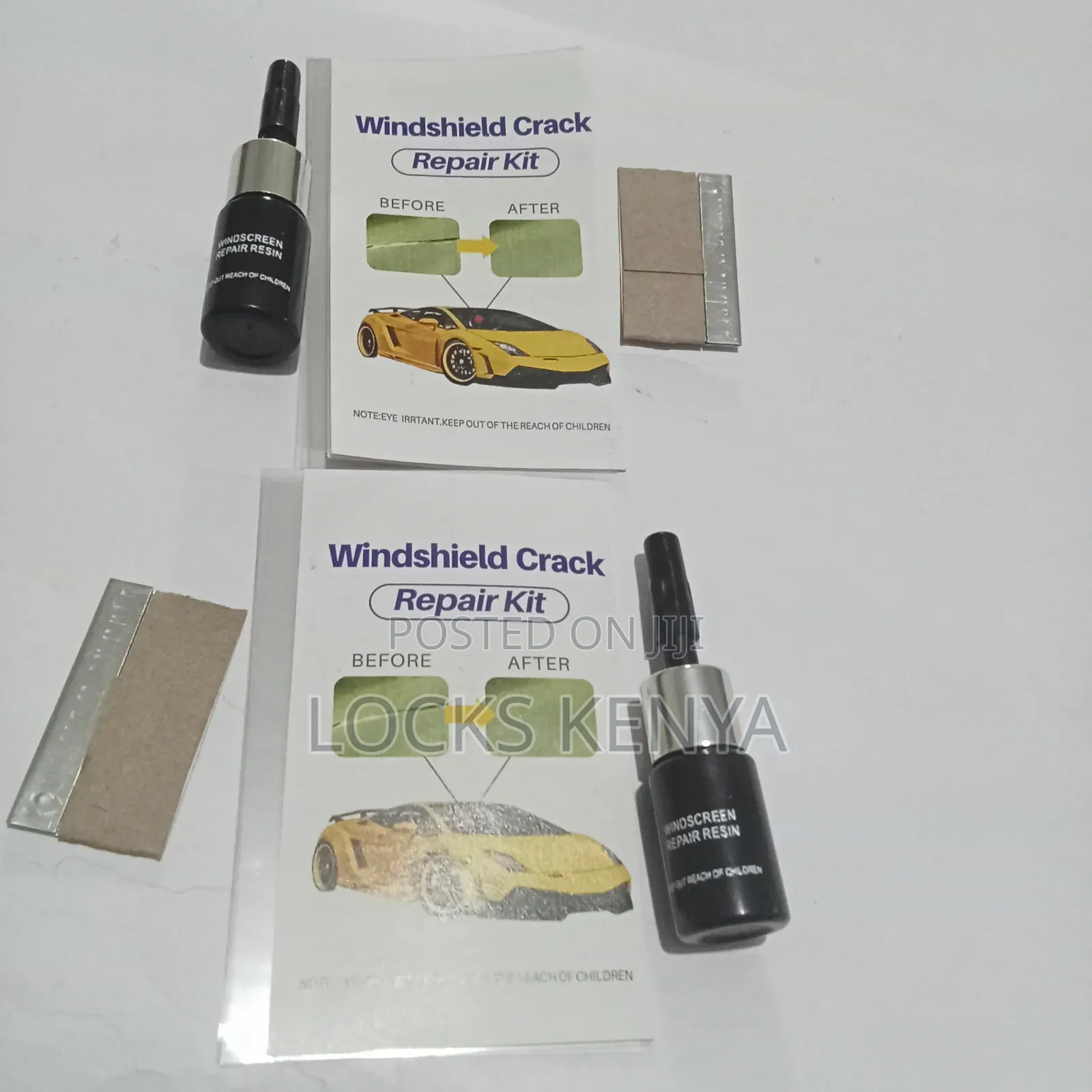 Windscreen Moon Cracks Repair Resin