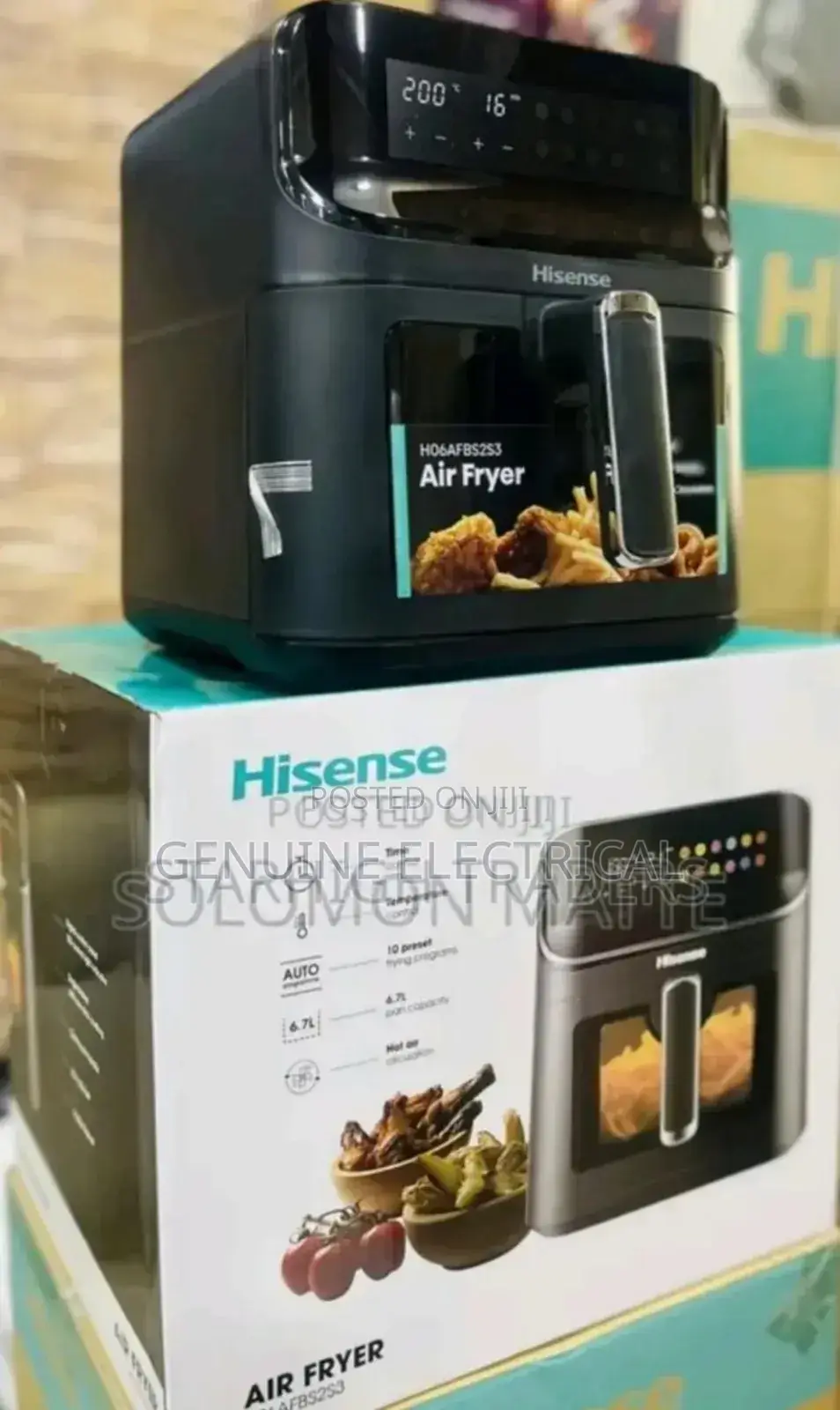 6.7litres Hisense Airfrier