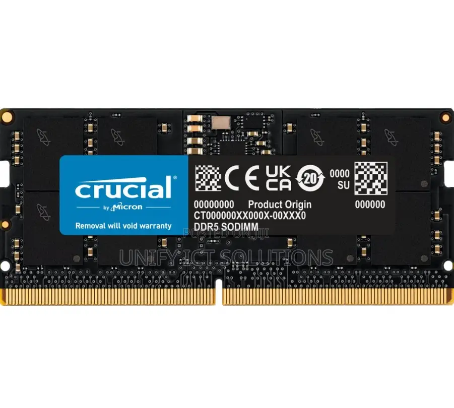 Crucial 16GB DDR5 4800mhz CL40 Laptop Memory