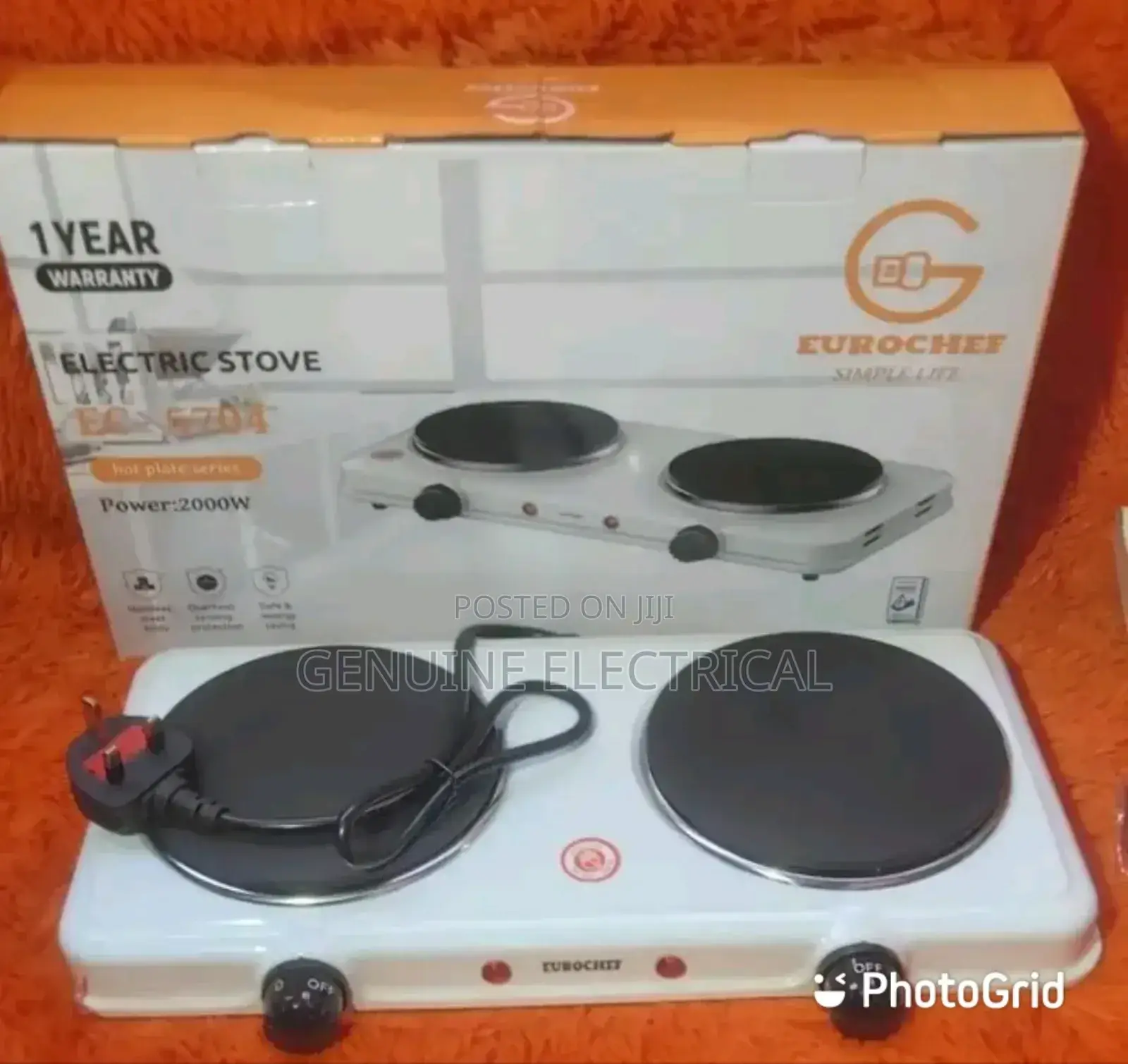 Double Hot Plate Coil