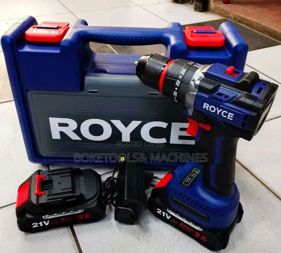 Royce Cordless Drill 21v Brushless With Hammer Heavy Duty