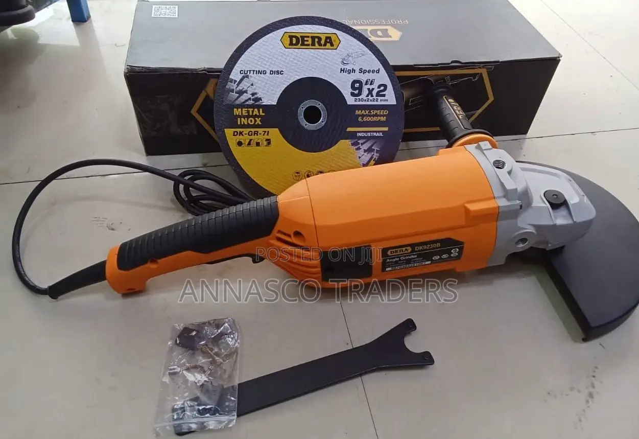 Heavy Duty Dera Angle Grinder 9 "
2400w