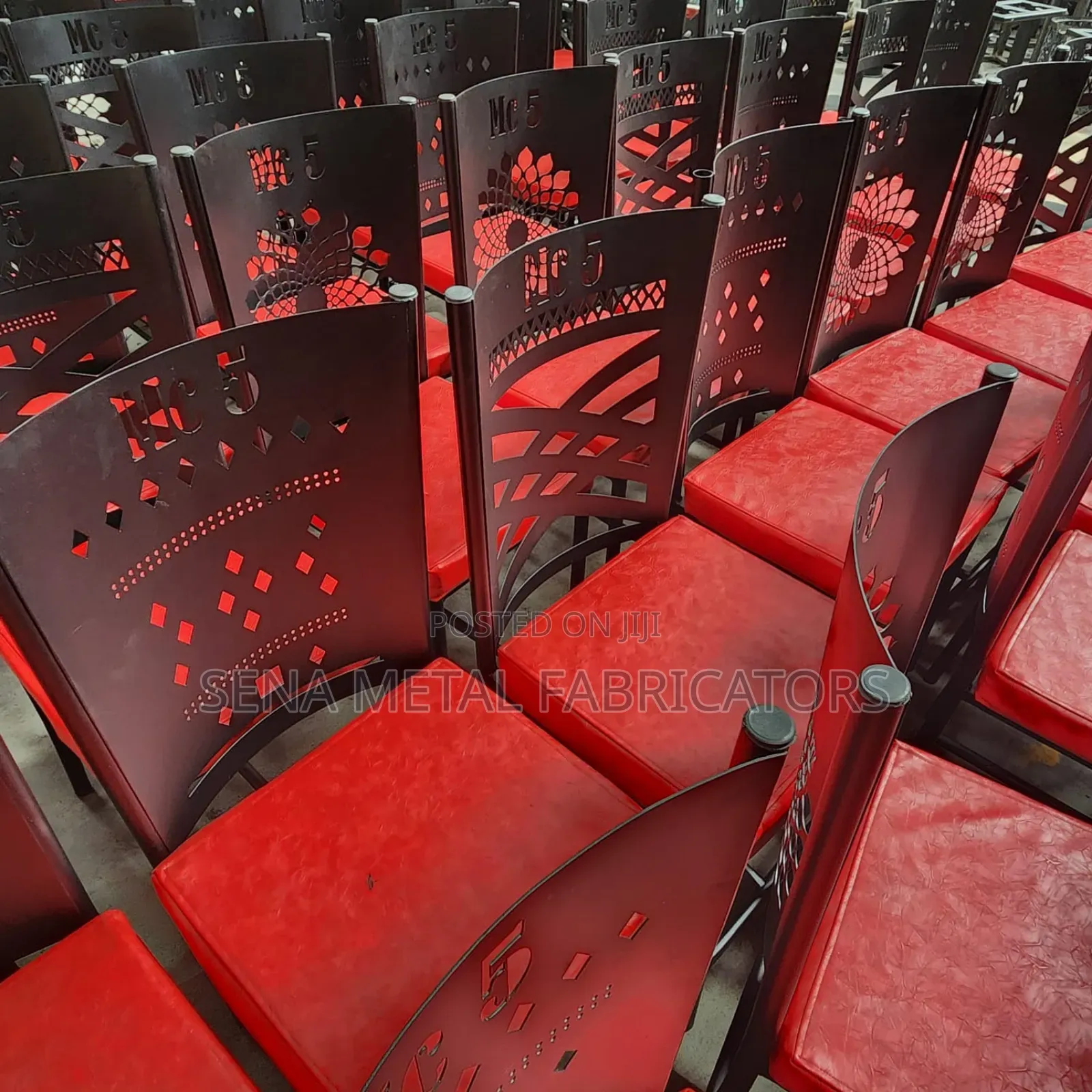 Restaurant Chairs With Powdercoating Finish