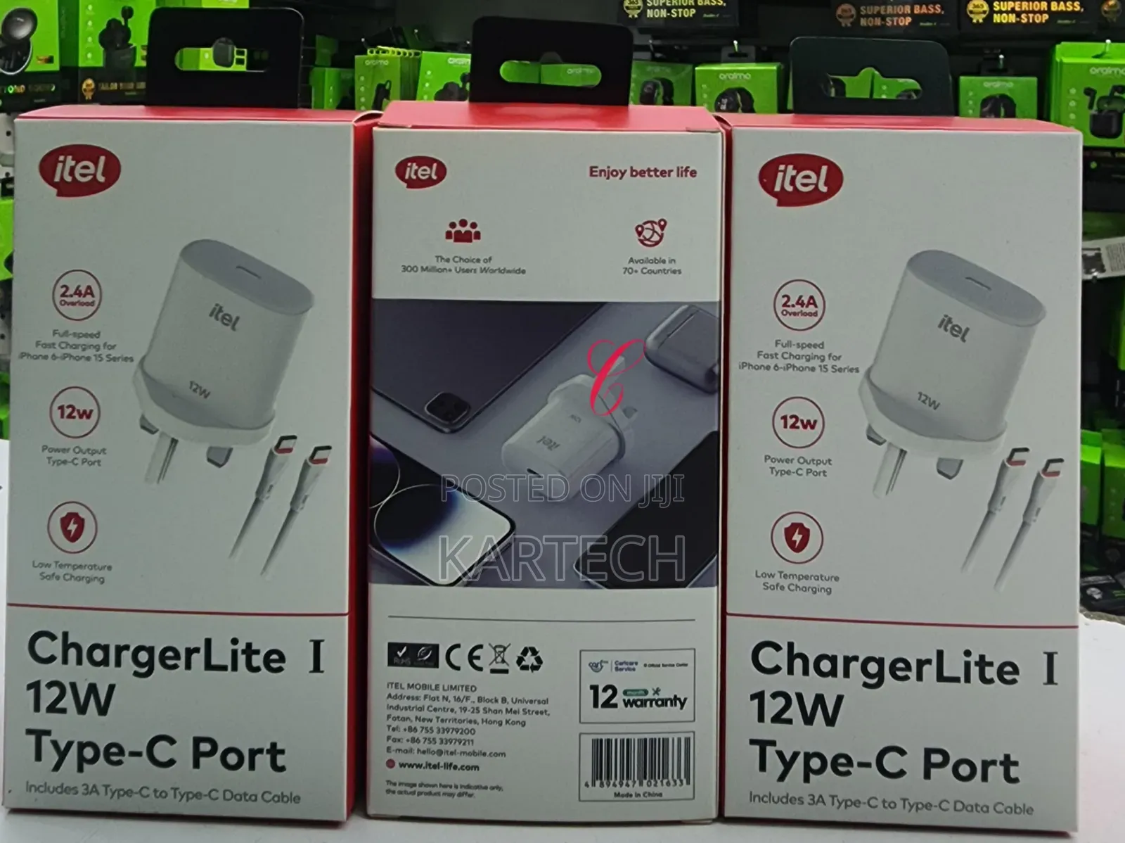 Itel ICW-122UC 12W Type C Charger Lite 1