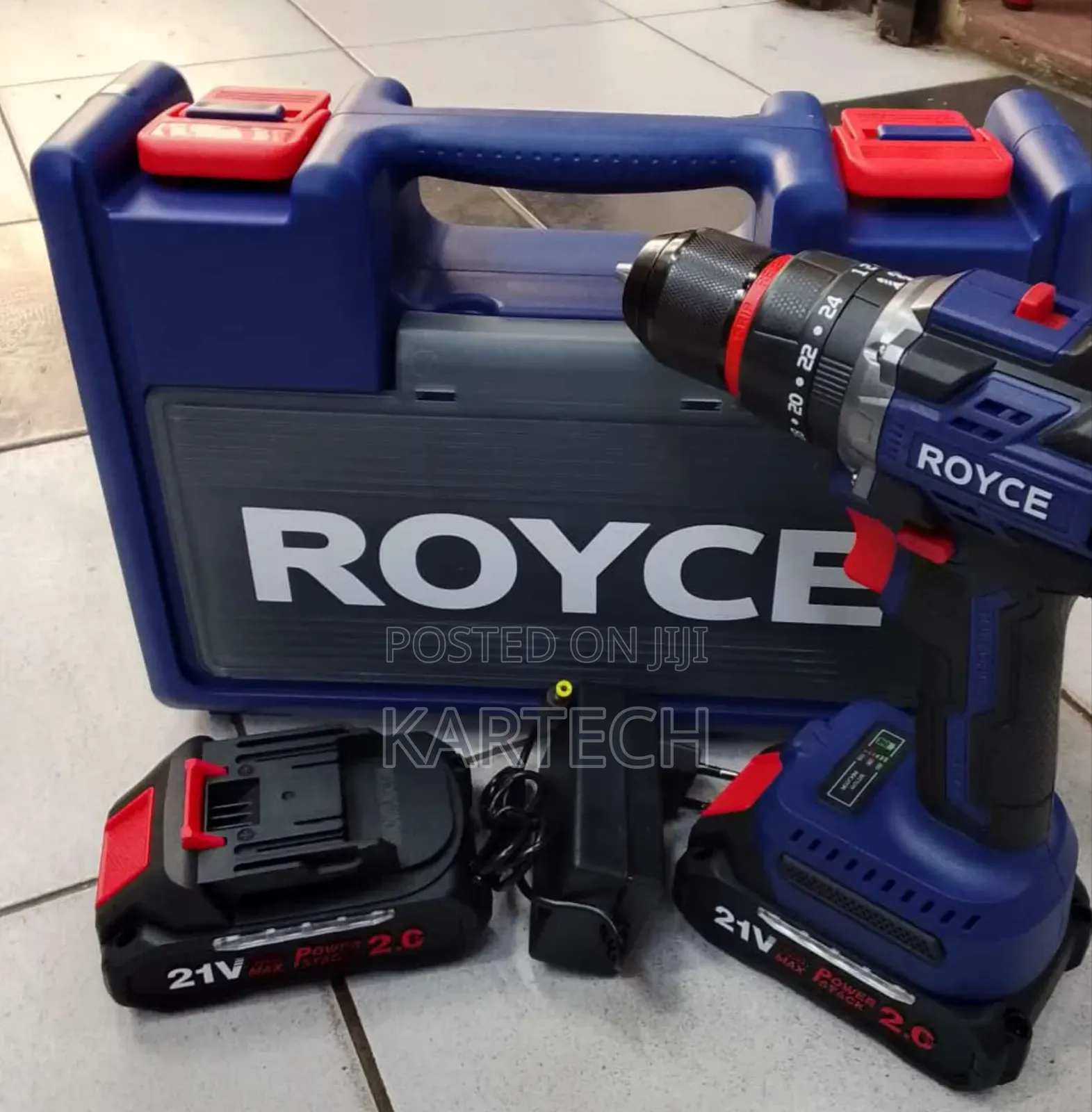 Royce 21V
Brushless Drill Set With Hammer
