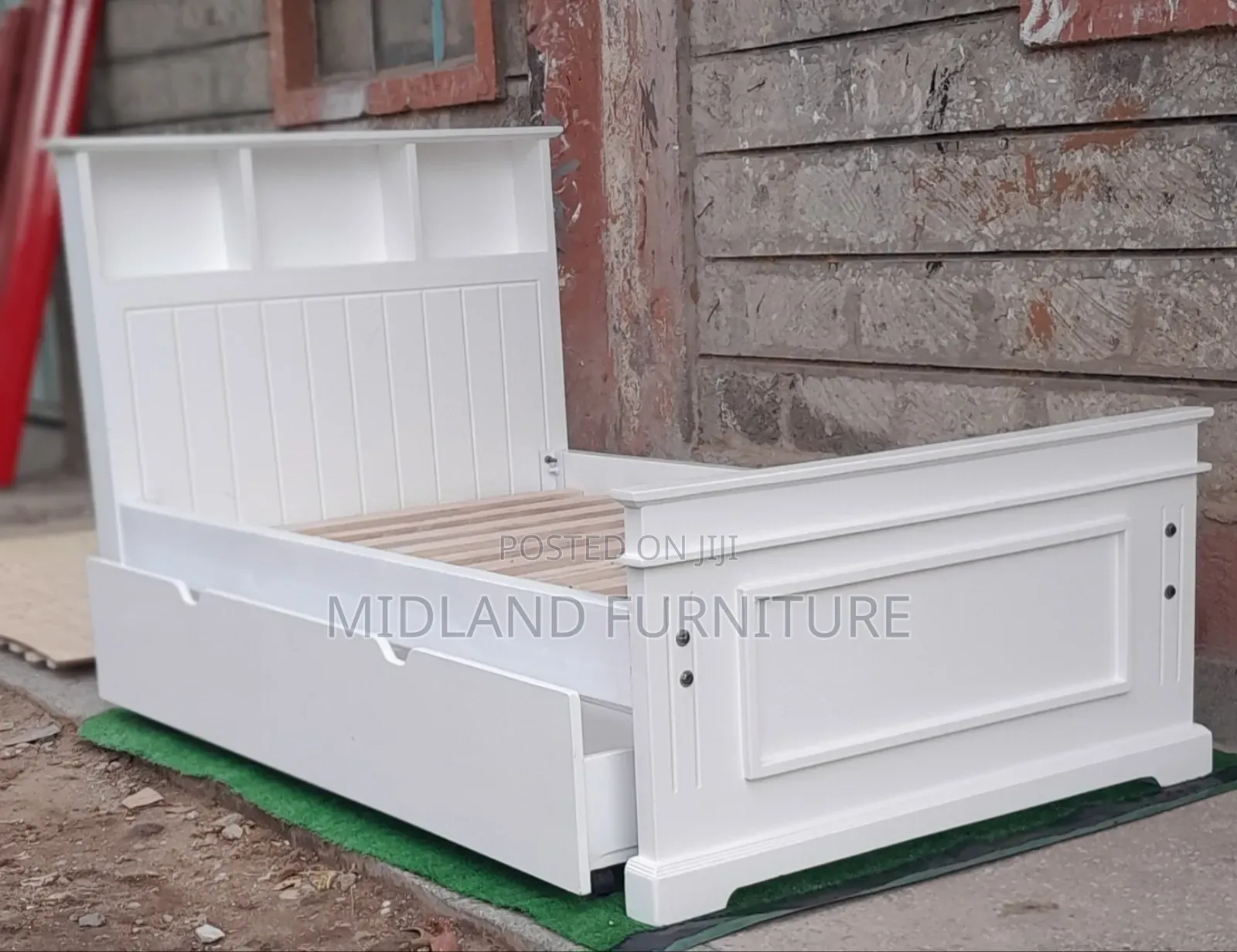 Single Bed With Shelves