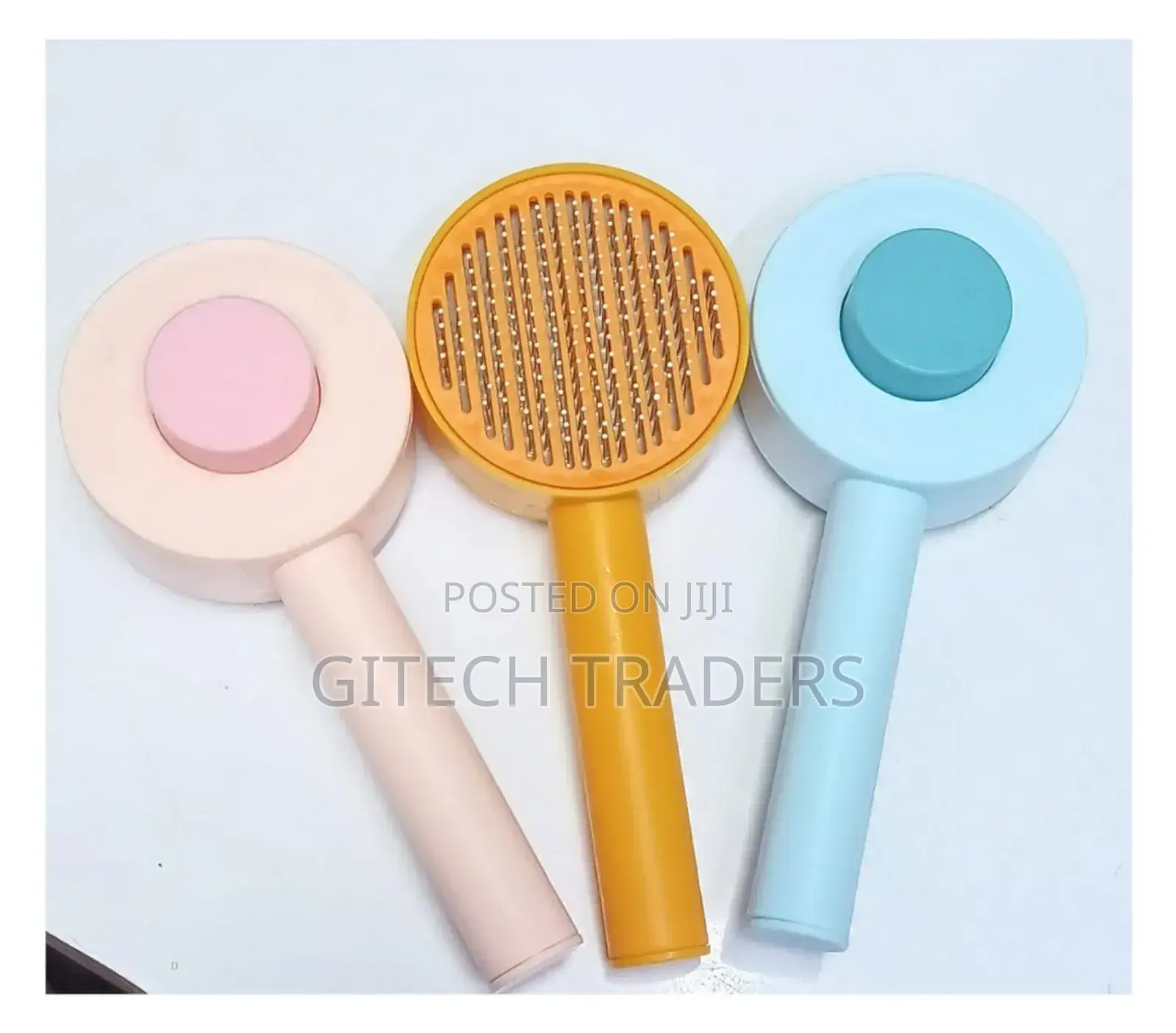 *Self Cleaning Massage Comb/ Hair Brush