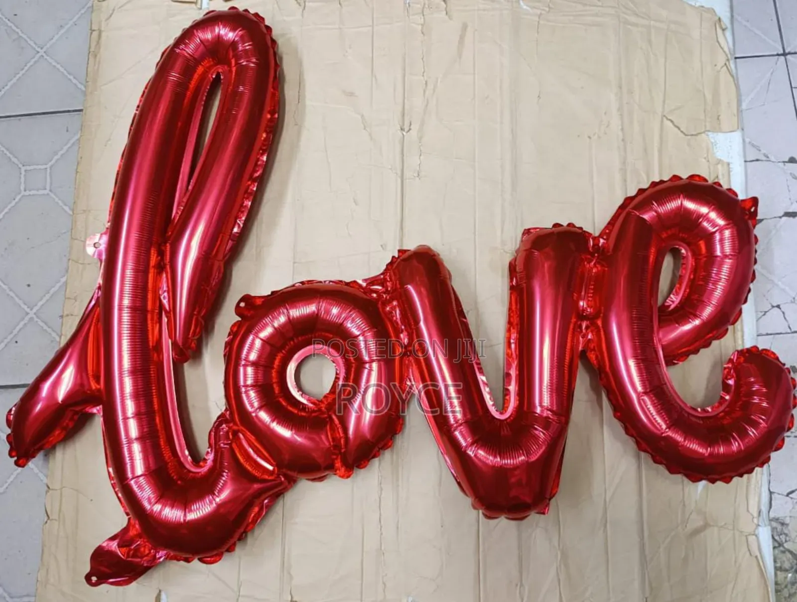 Love Foil Letters