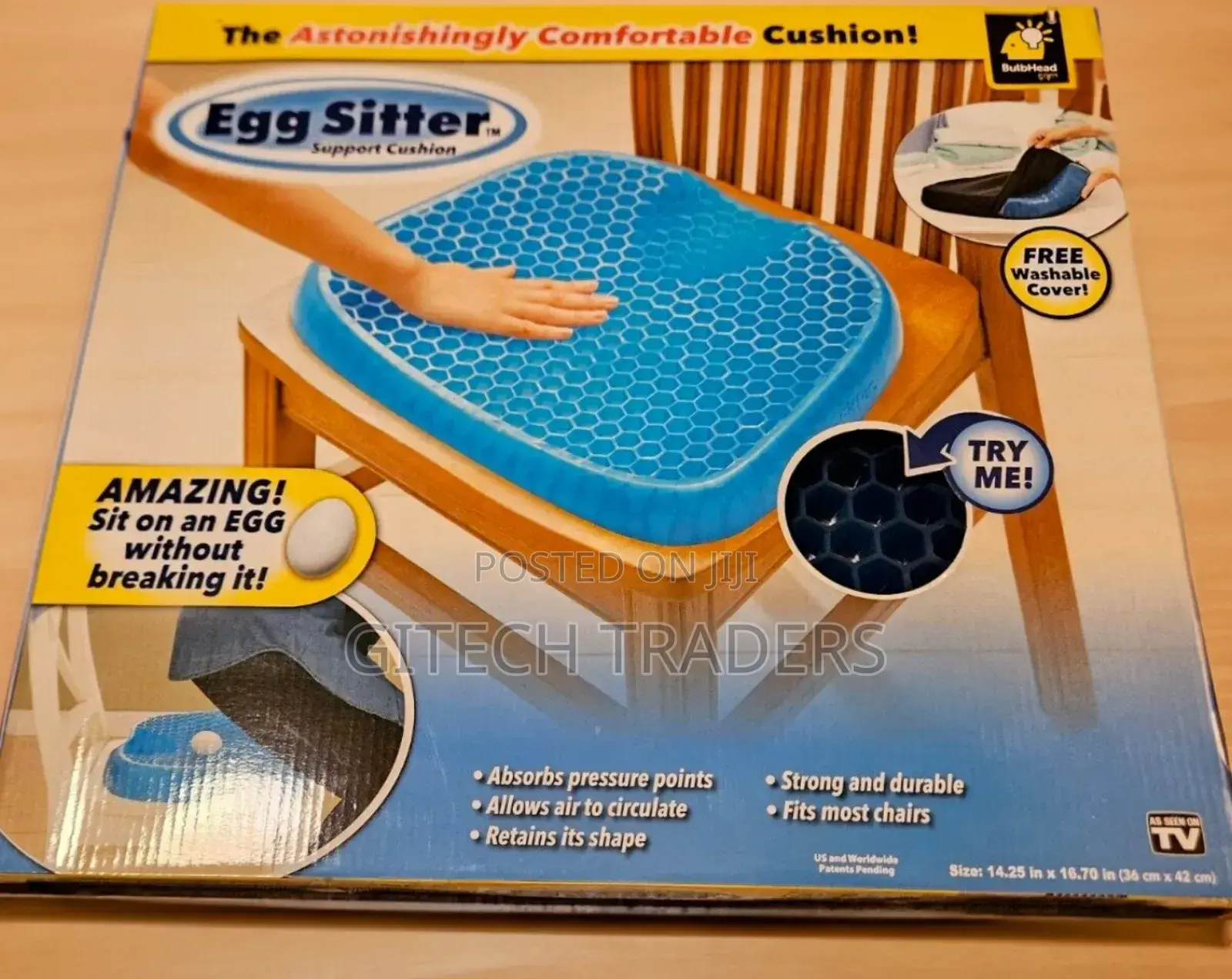 Egg Sitter Support Cushion Absorbs Pressure