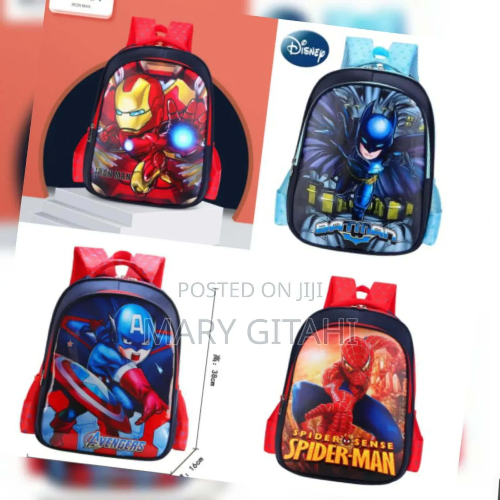 Cartoon Themed School Bags*