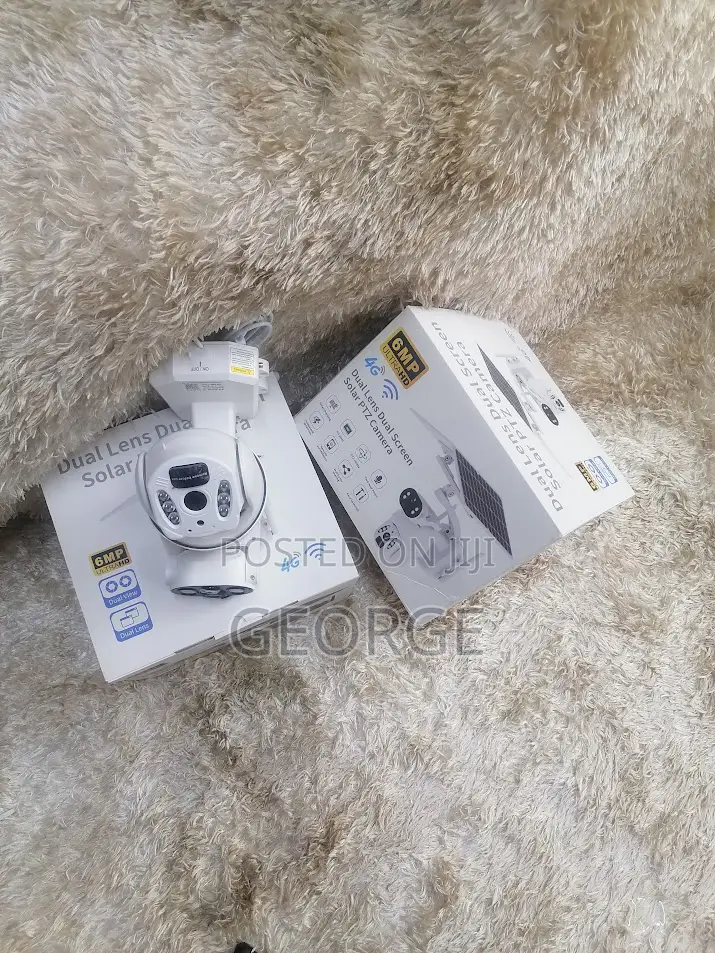 Dual Camera Lenses 4G Solar New Model PTZ Tilt CCT