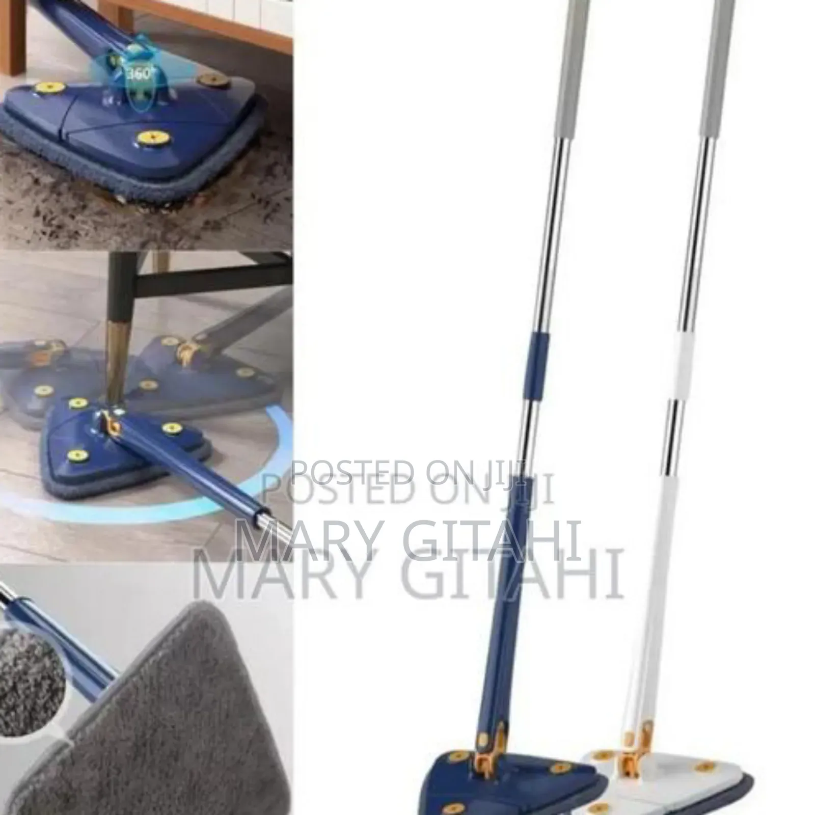 Triangle Mop 360 Rotatable Extendable