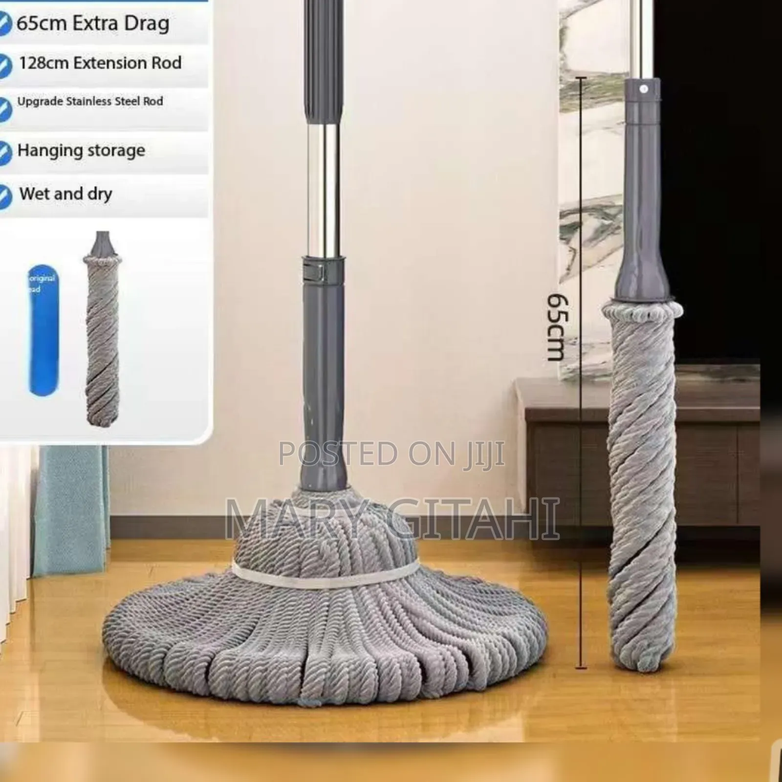 Self Wringling Mop / 360• Microfibre Twist Mop*