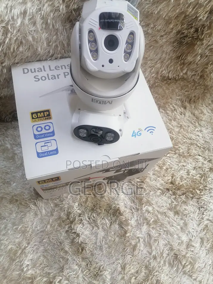 Come in for 6mp Ubox Dual Lens Screen Solar Power PTZ