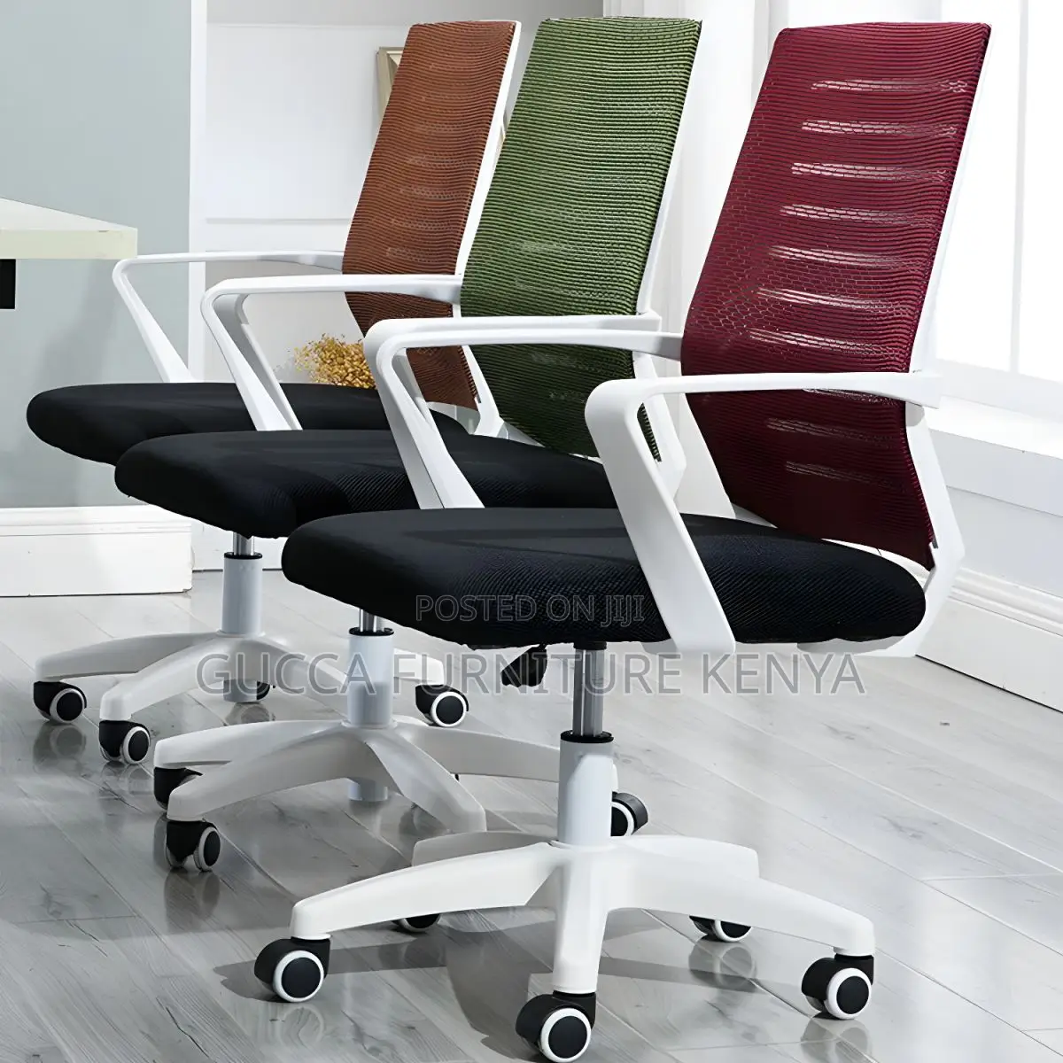 Office Chairs: Modern Mesh Color Conference Chair
