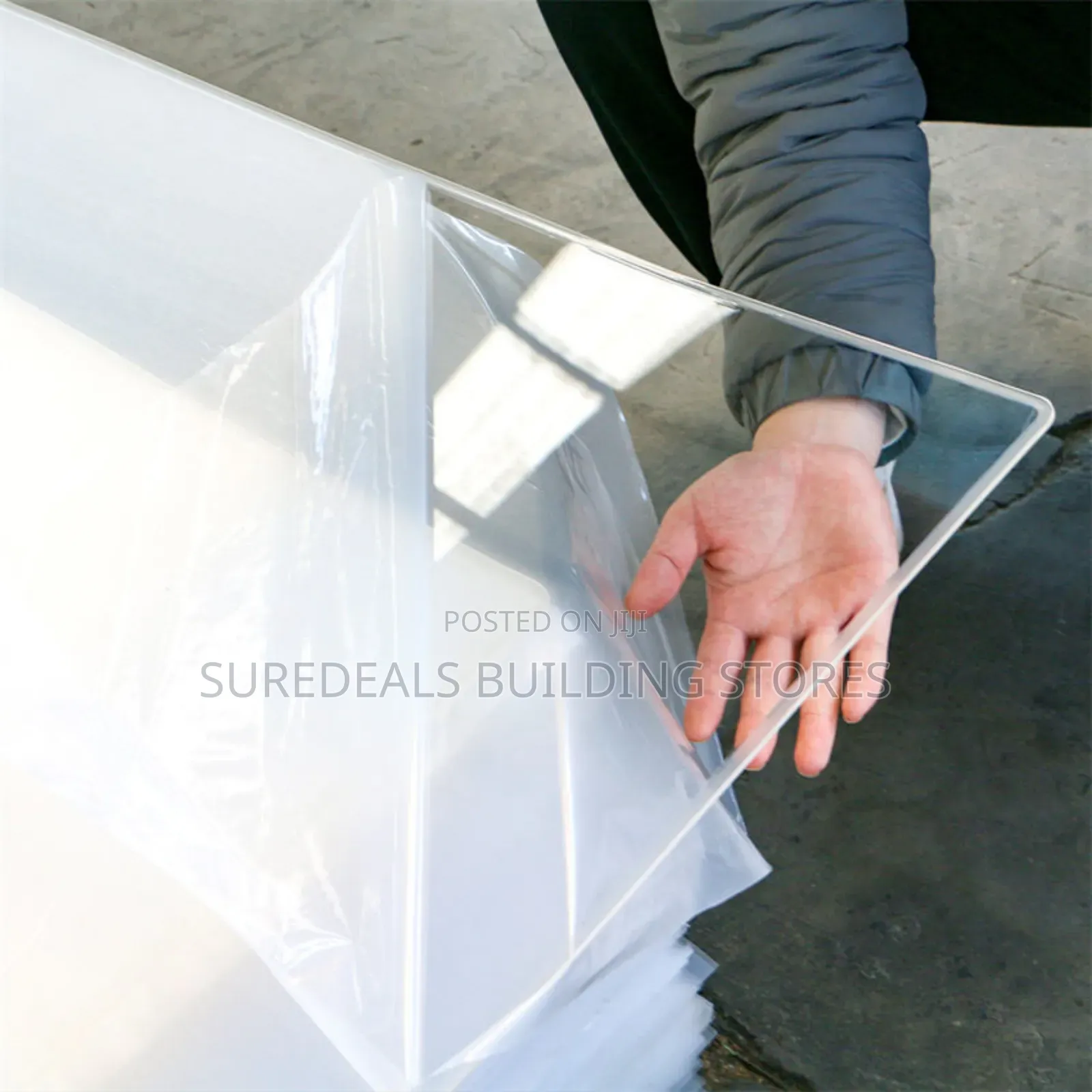 Clear Partition Plastic Glass/Acrylic Sheet-8ft by 4ft