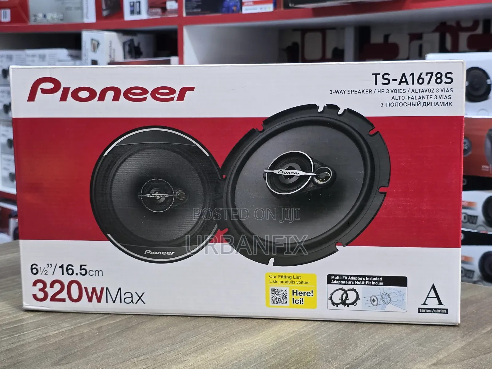 Pioneer 320watts 6 Inch Speakers With Spacers