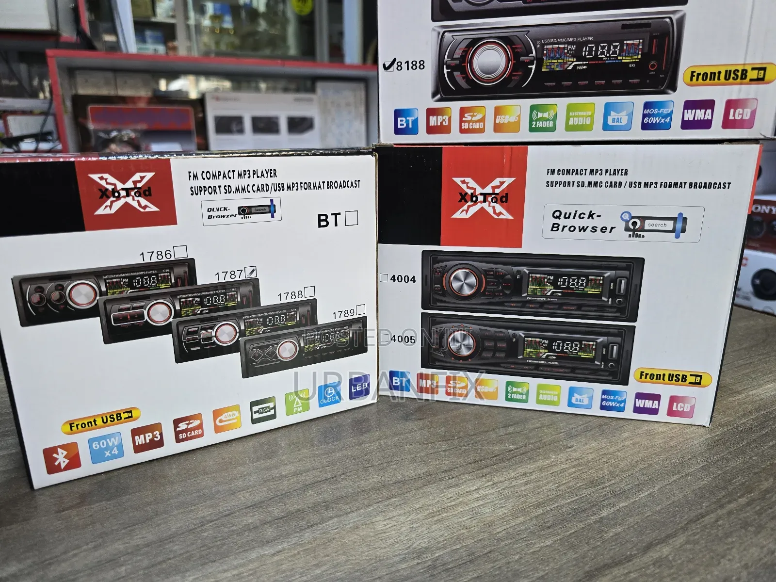 Generic Bluetooth Car Radios With USB, AUX Available