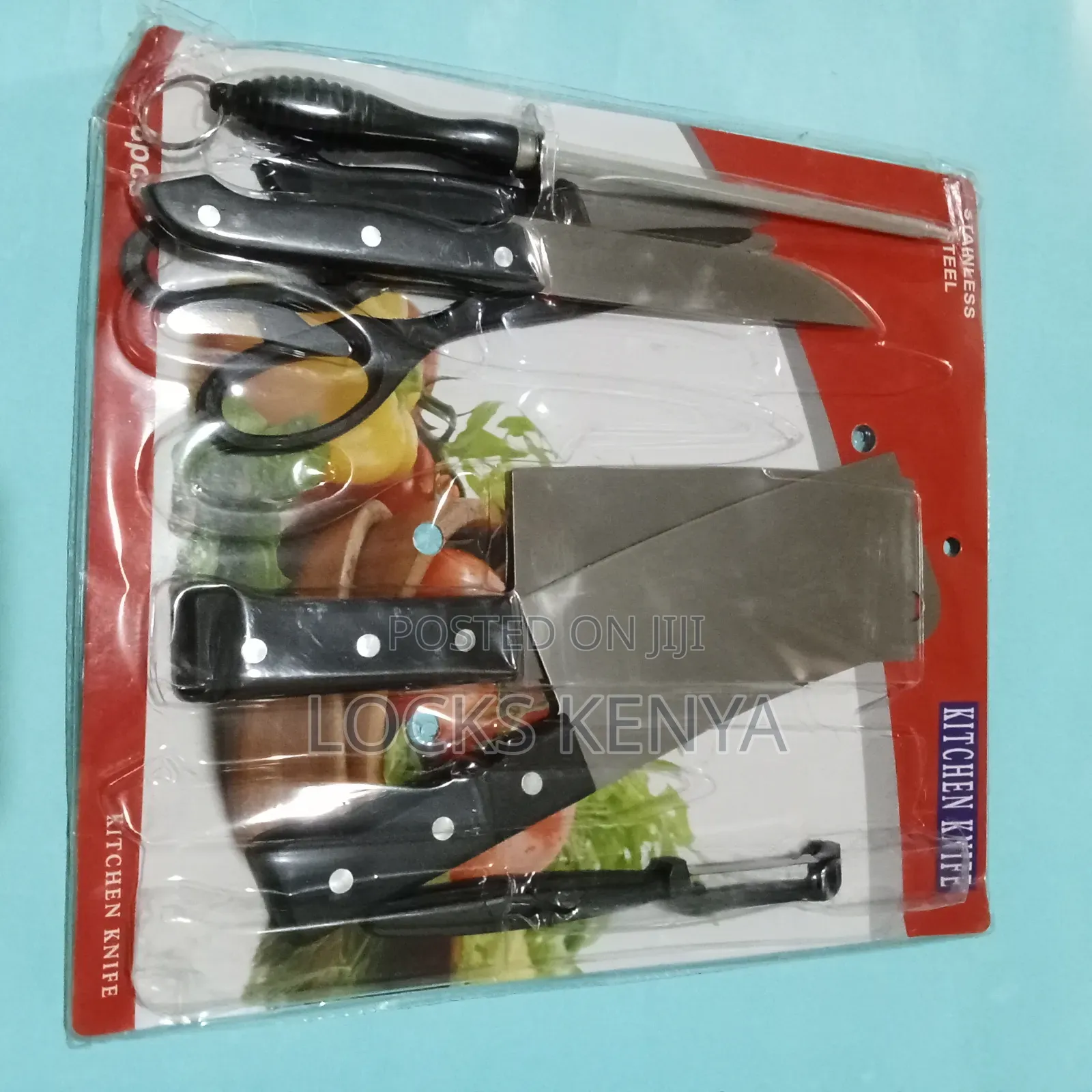 Household Knife Set Black