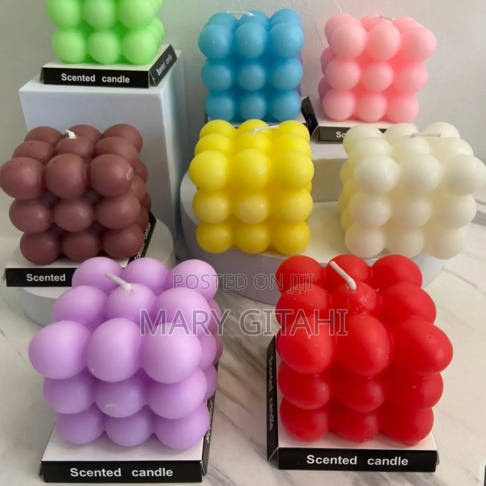 Bubble Cube Candles Silicone Mold Candle