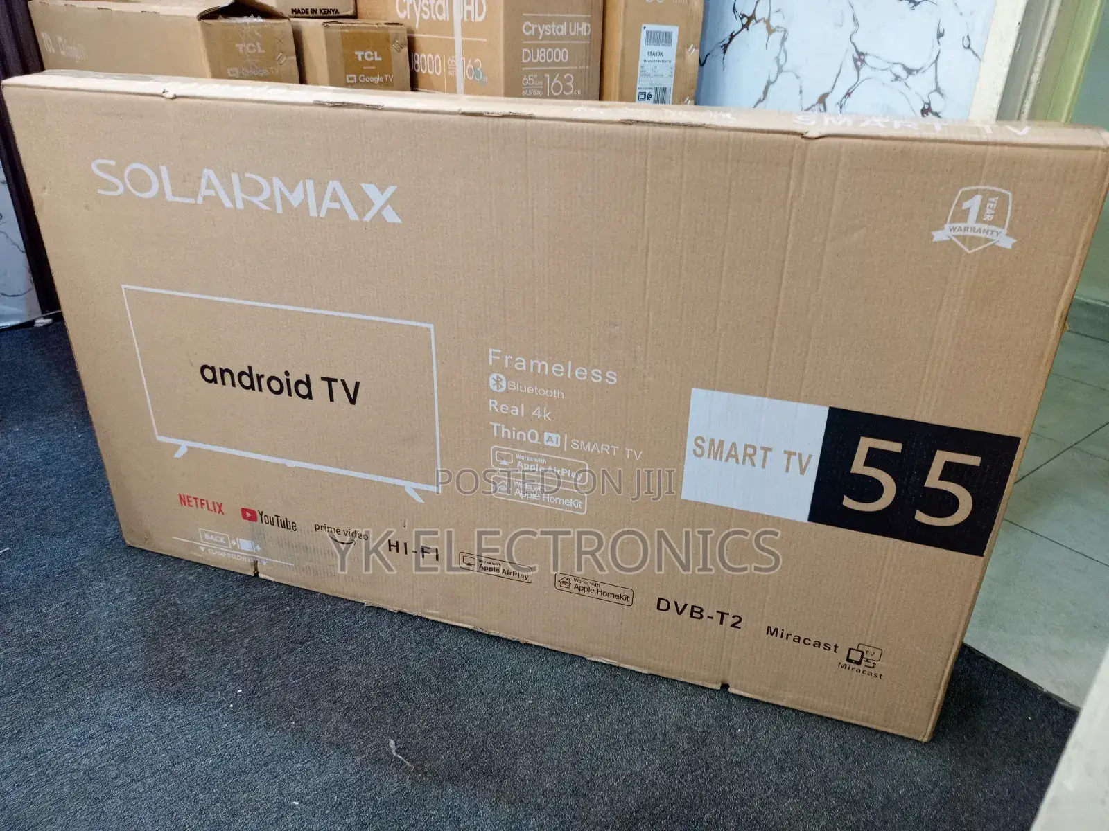 Solarmax 55-Inch Full Hd Led Smart Tv With Built-in Wi-Fi,