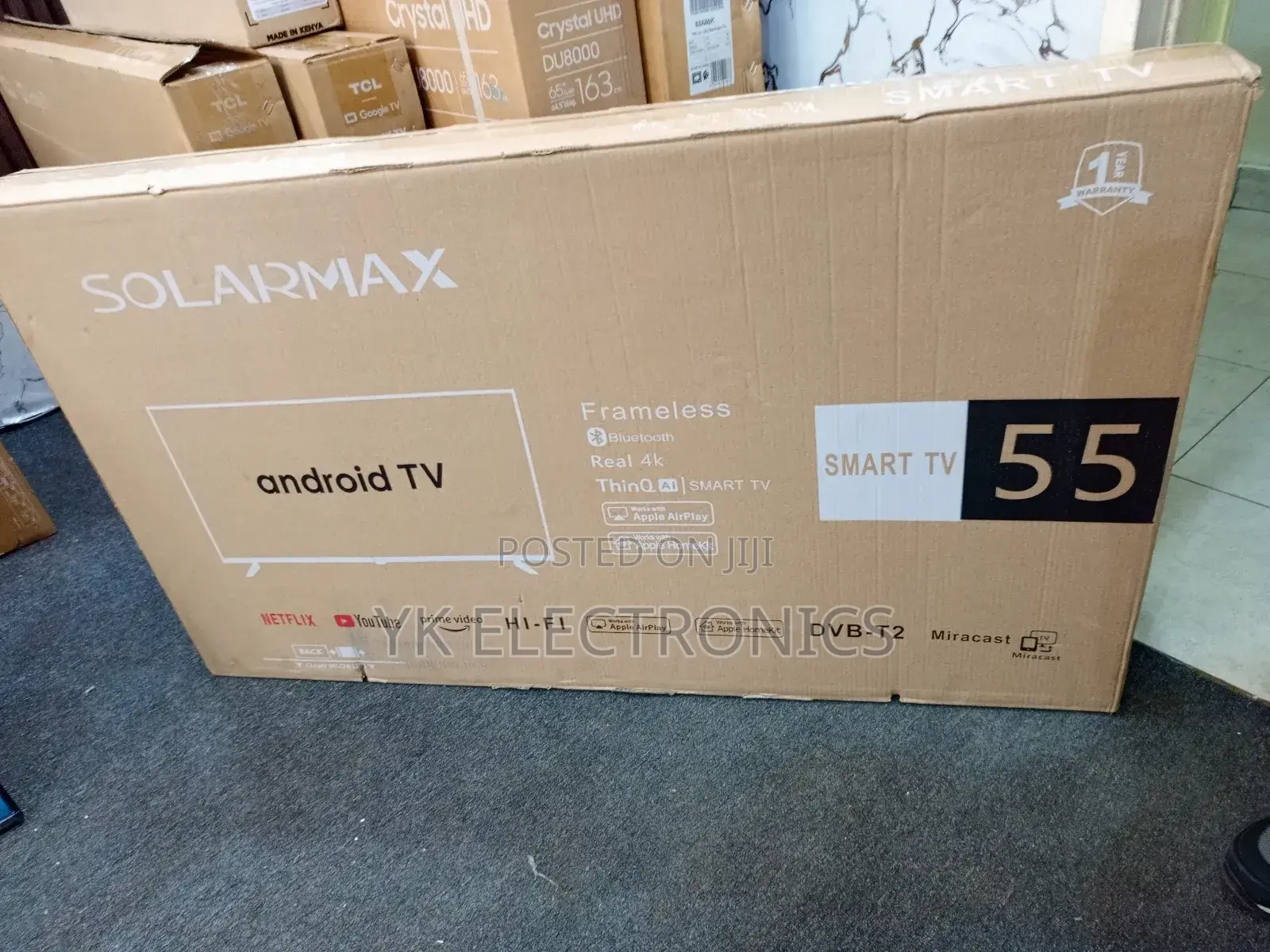 Solarmax 55-Inch Full Hd Led Smart Tv With Built-in Wi-Fi,