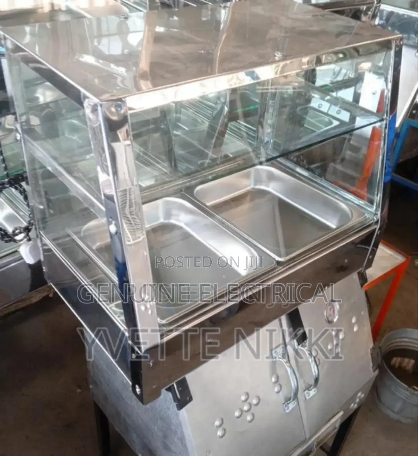 Chips Warmer Stainless Double Plate