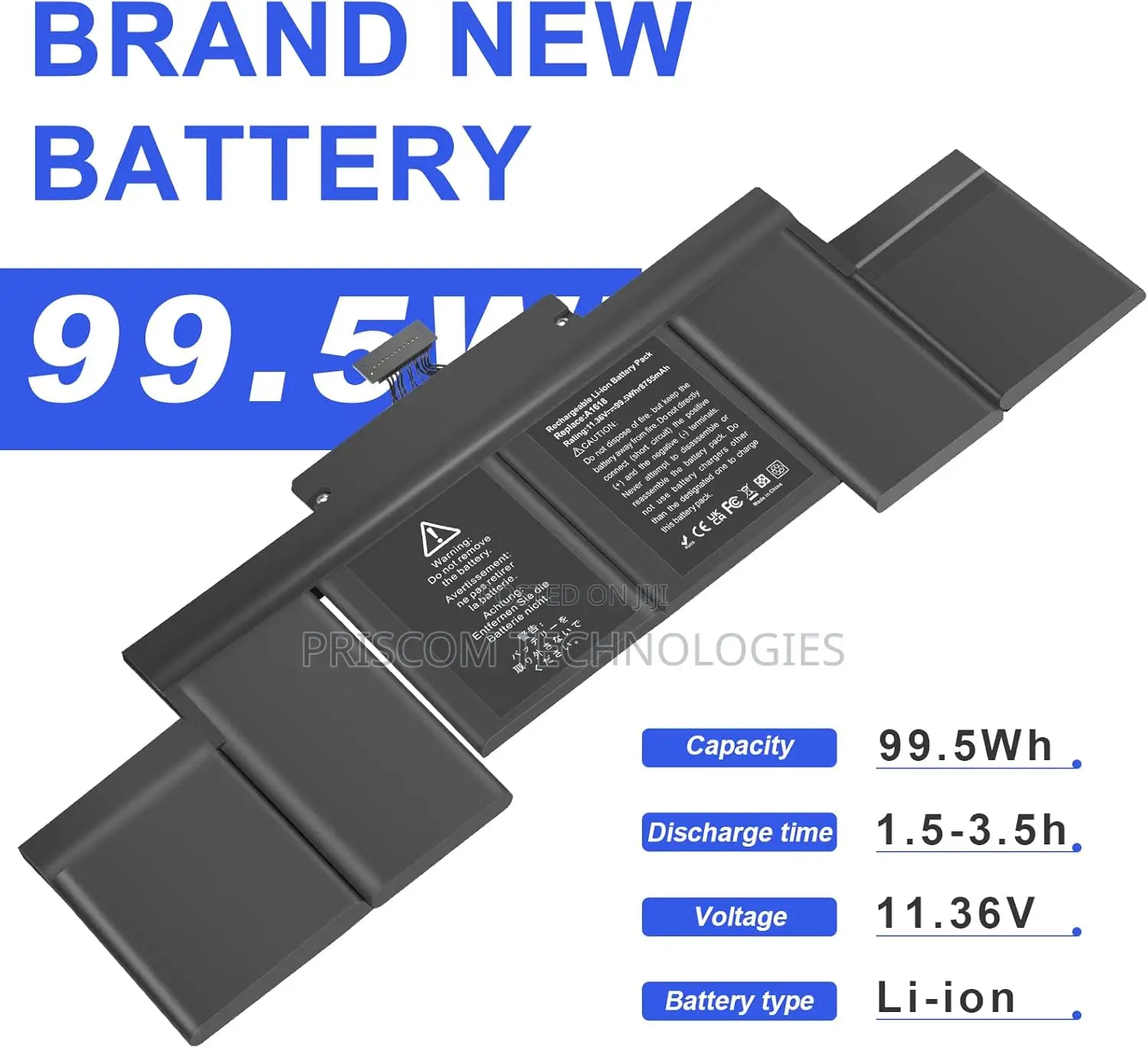 A1618 R Apple Laptop Battery
