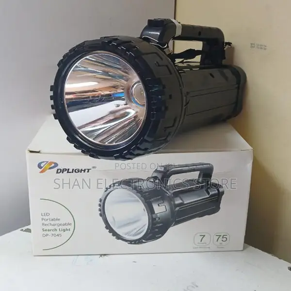 Durable ~ Portable Rechargeable Torch-Light -Dp 7045b~