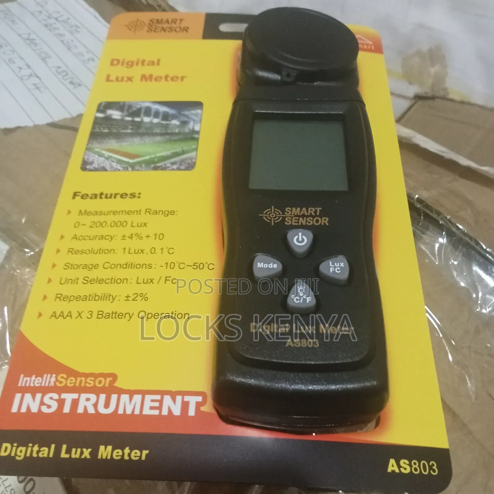 Stadiums Light Measuring Lux Meter