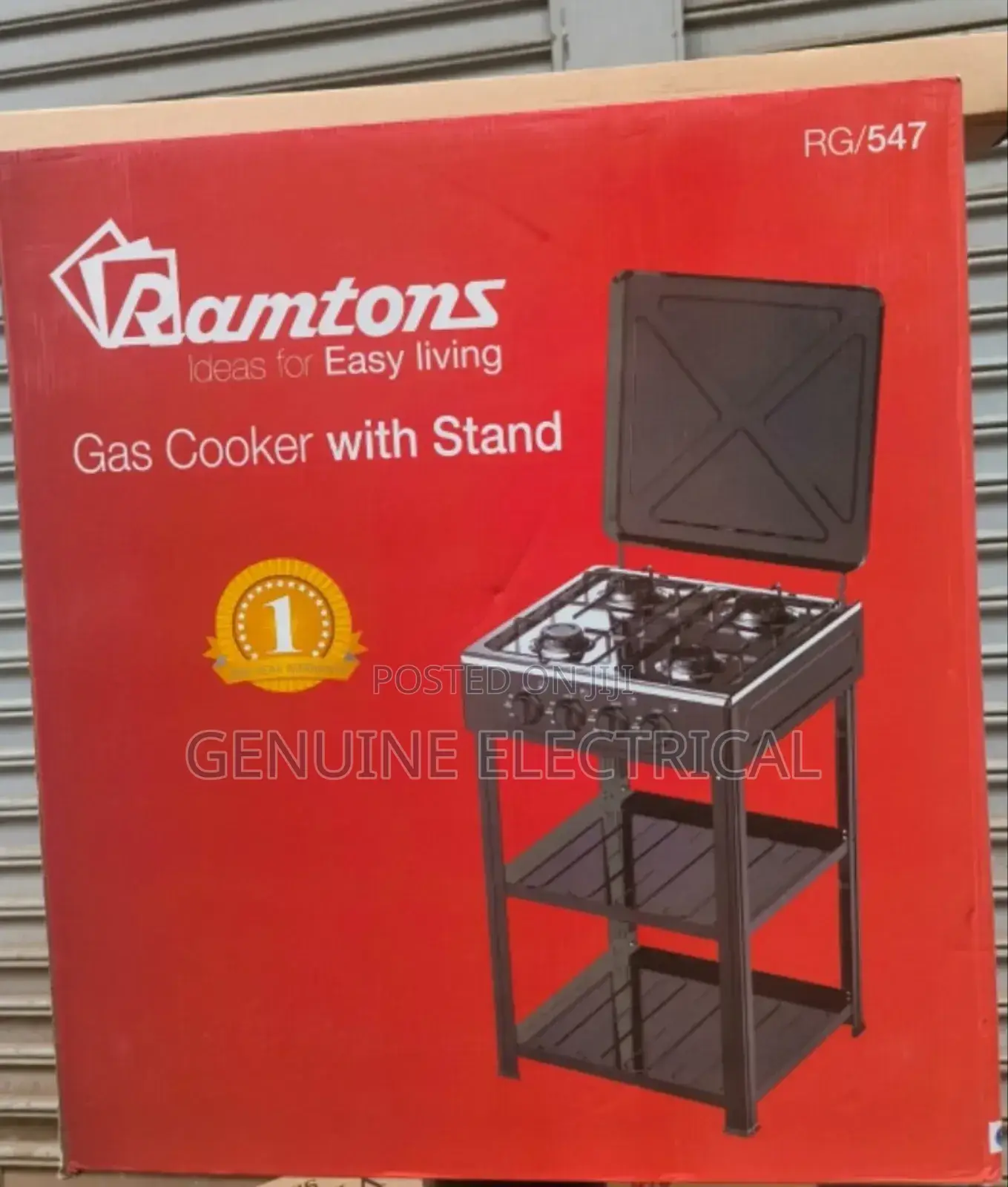 Rhamton Standing Cooker With Shelves