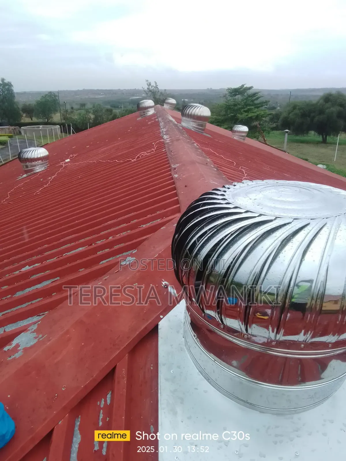 Stainless Steel Rotating Roof Ventilator(600MM) Diameter.