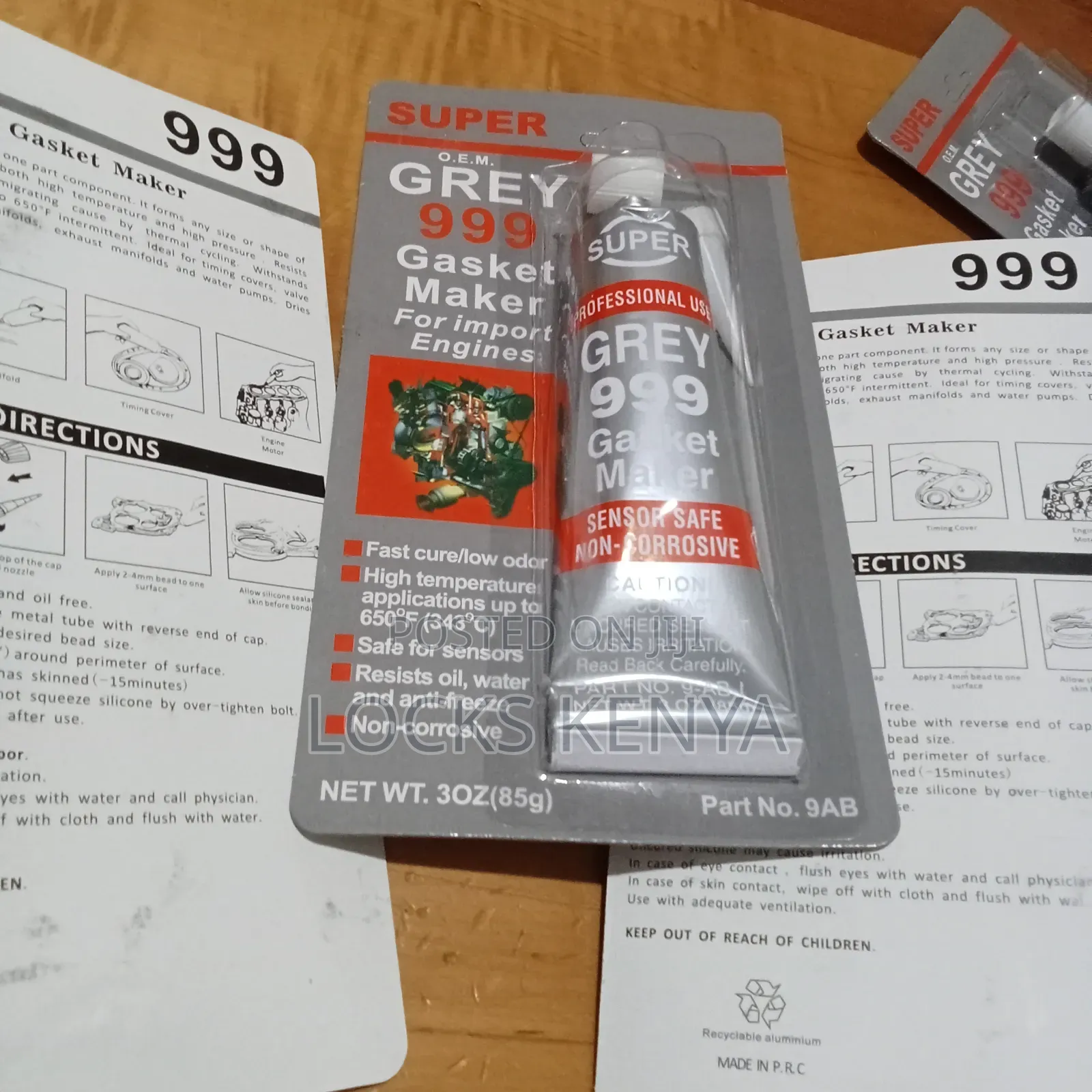 Tough Flexible Grey 999 Gasket Maker