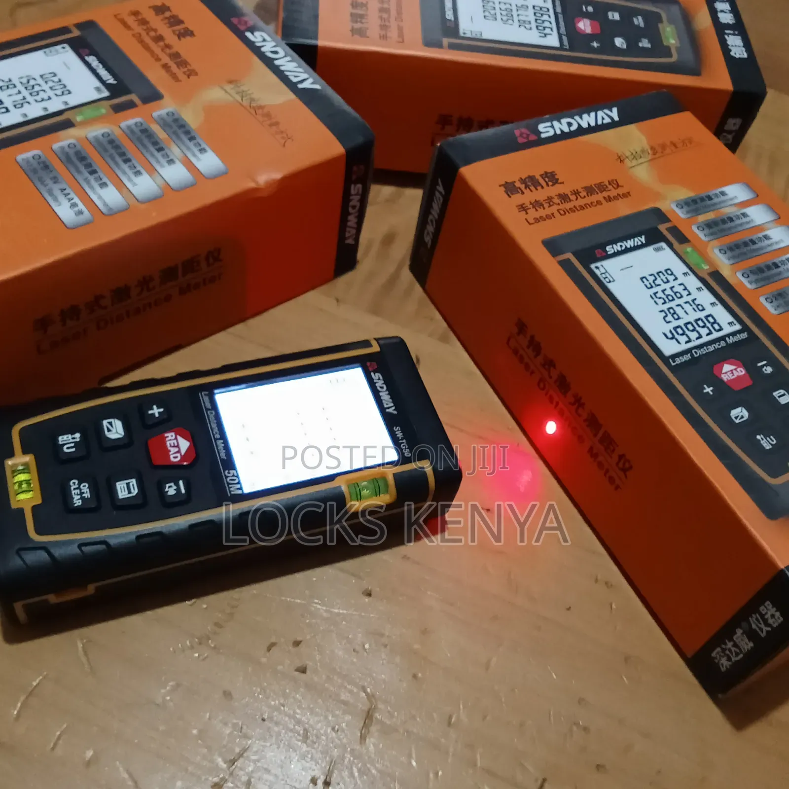 Laser Distance Meter With Switchable Units