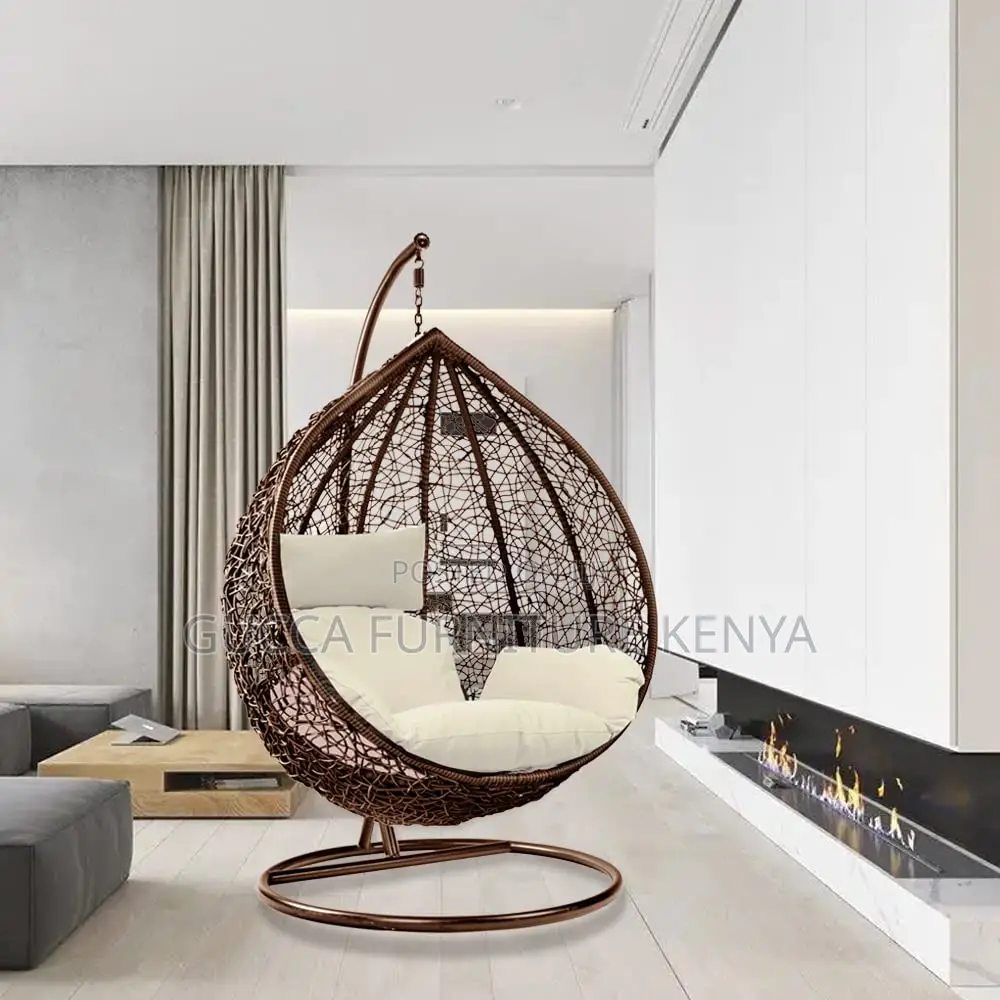 Home Chairs: Home Office Garden Hanging Swing Egg Chair