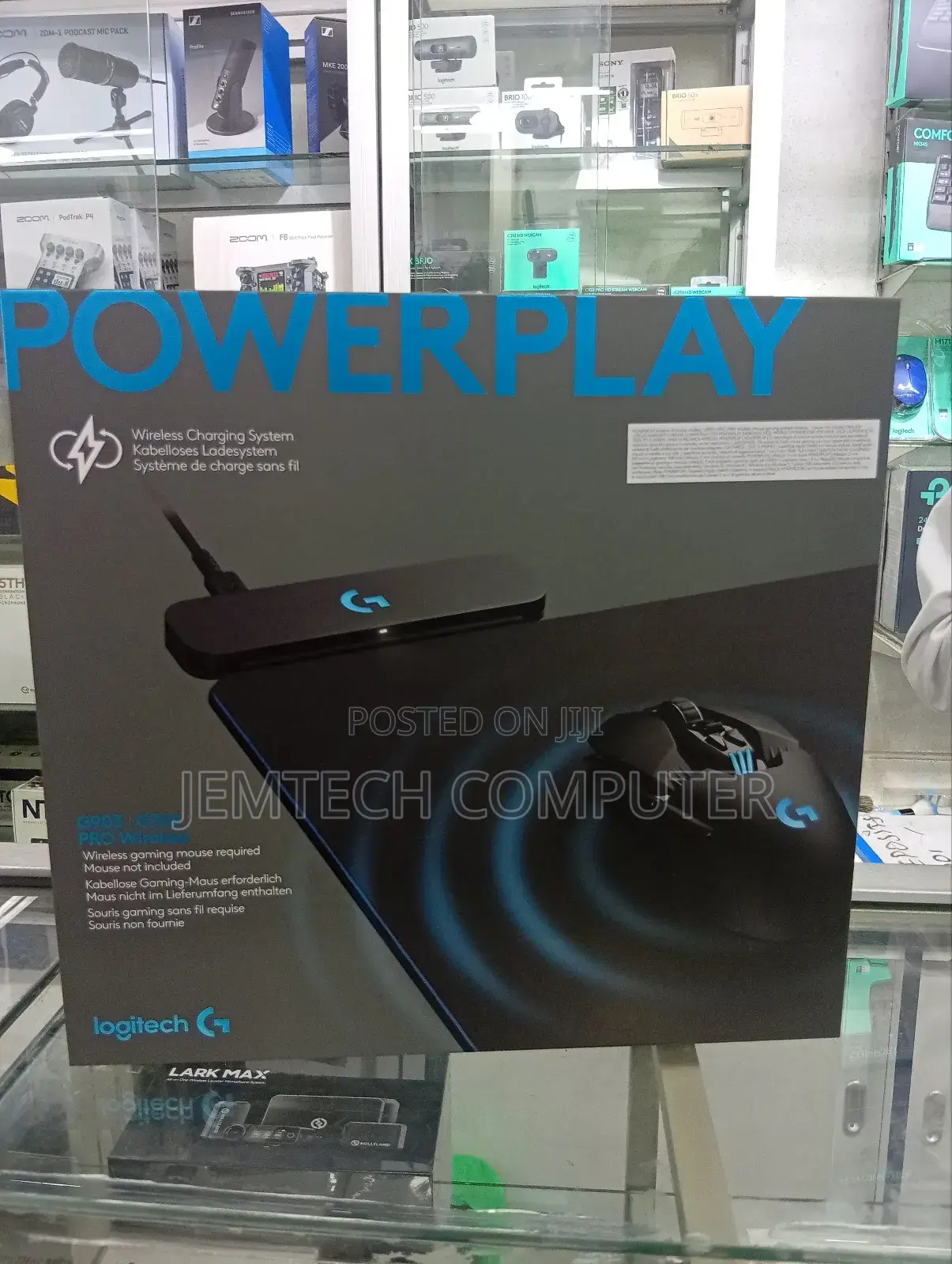 Logitech Powerplay Wireless Charging Gaming Mouse Pad