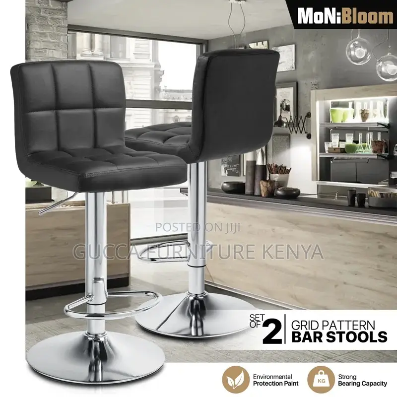 Home Chairs: Adjustable Counter Home Barstools With Backrest