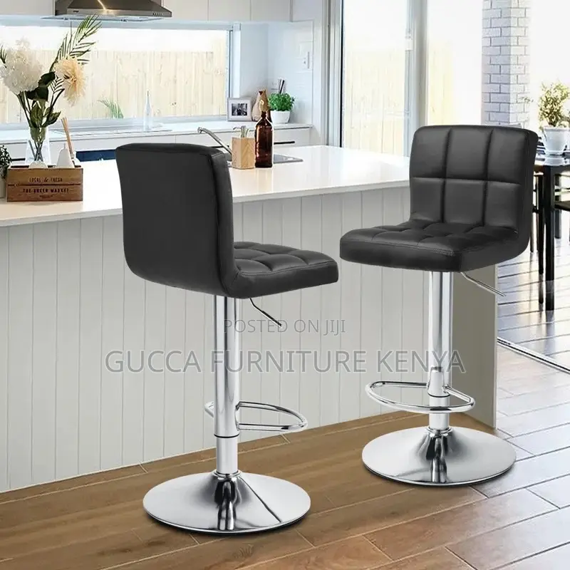 Home Chairs: Adjustable Counter Home Barstools With Backrest