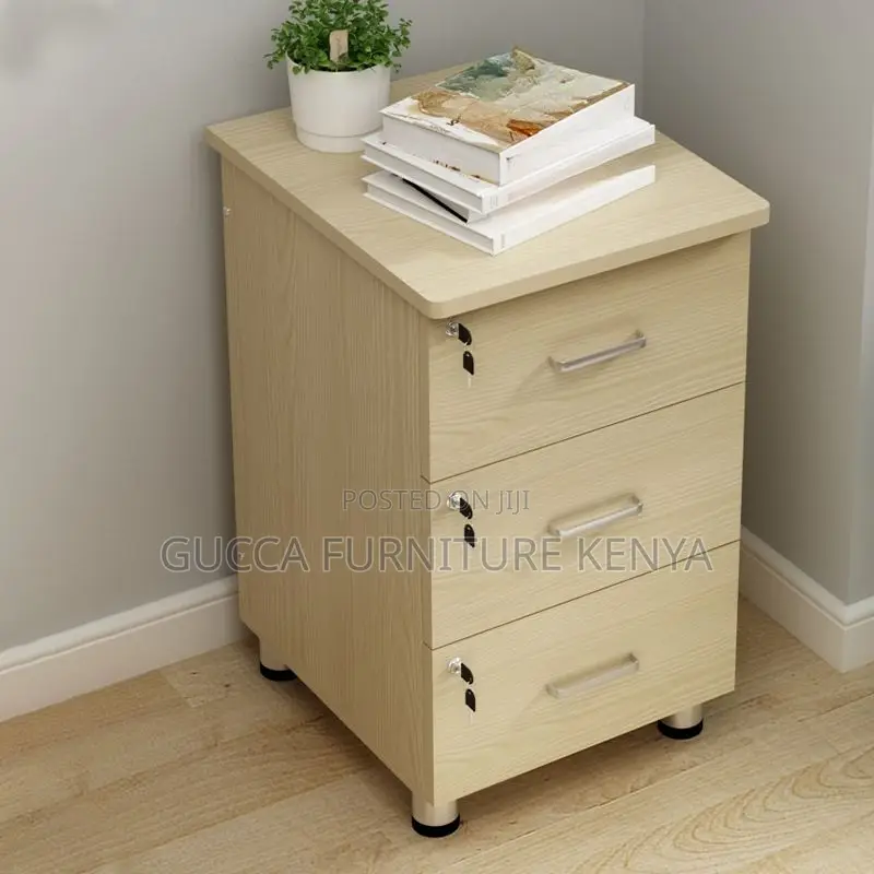 Cabinets: Mobile Wooden Study Desk Pedestal Cabinet