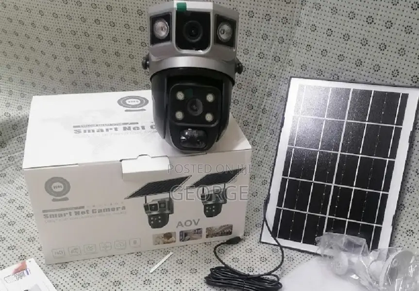Bestseller 4G Sim Dual Lens Solar Panel Camera Outdoor CCT