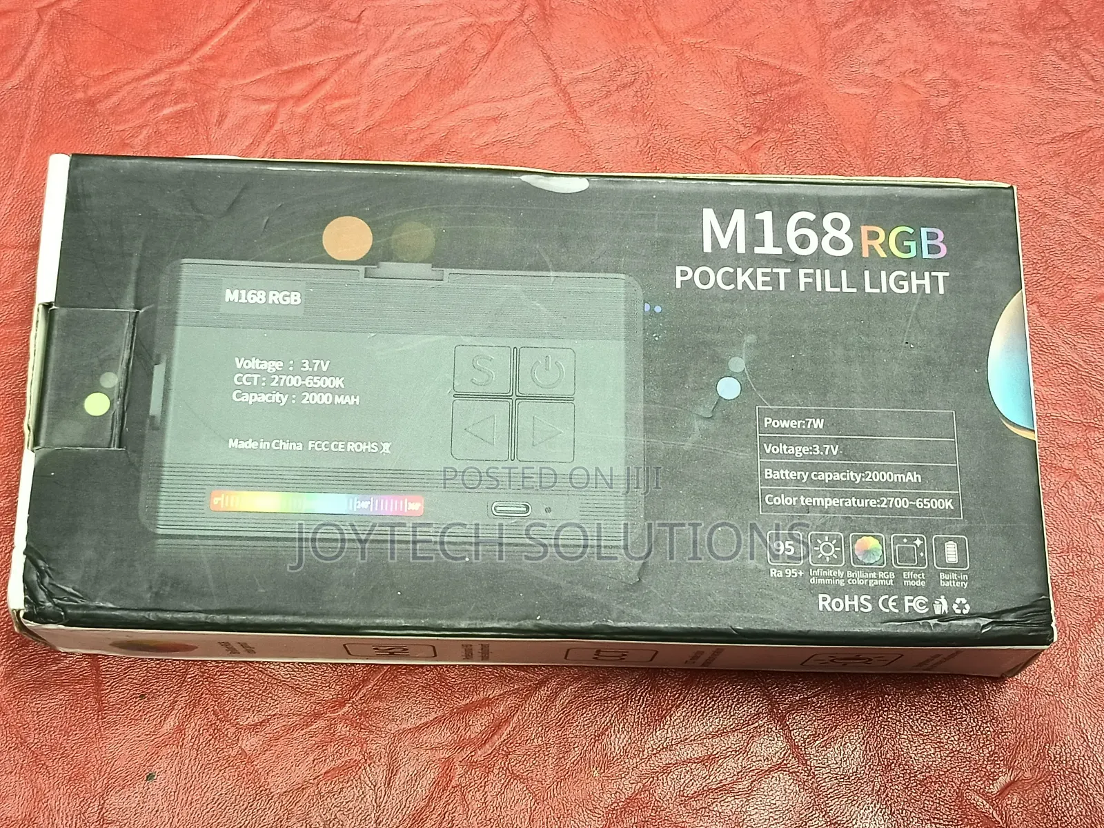 Pocket RGB Led Flashlight. M168 Power 7w