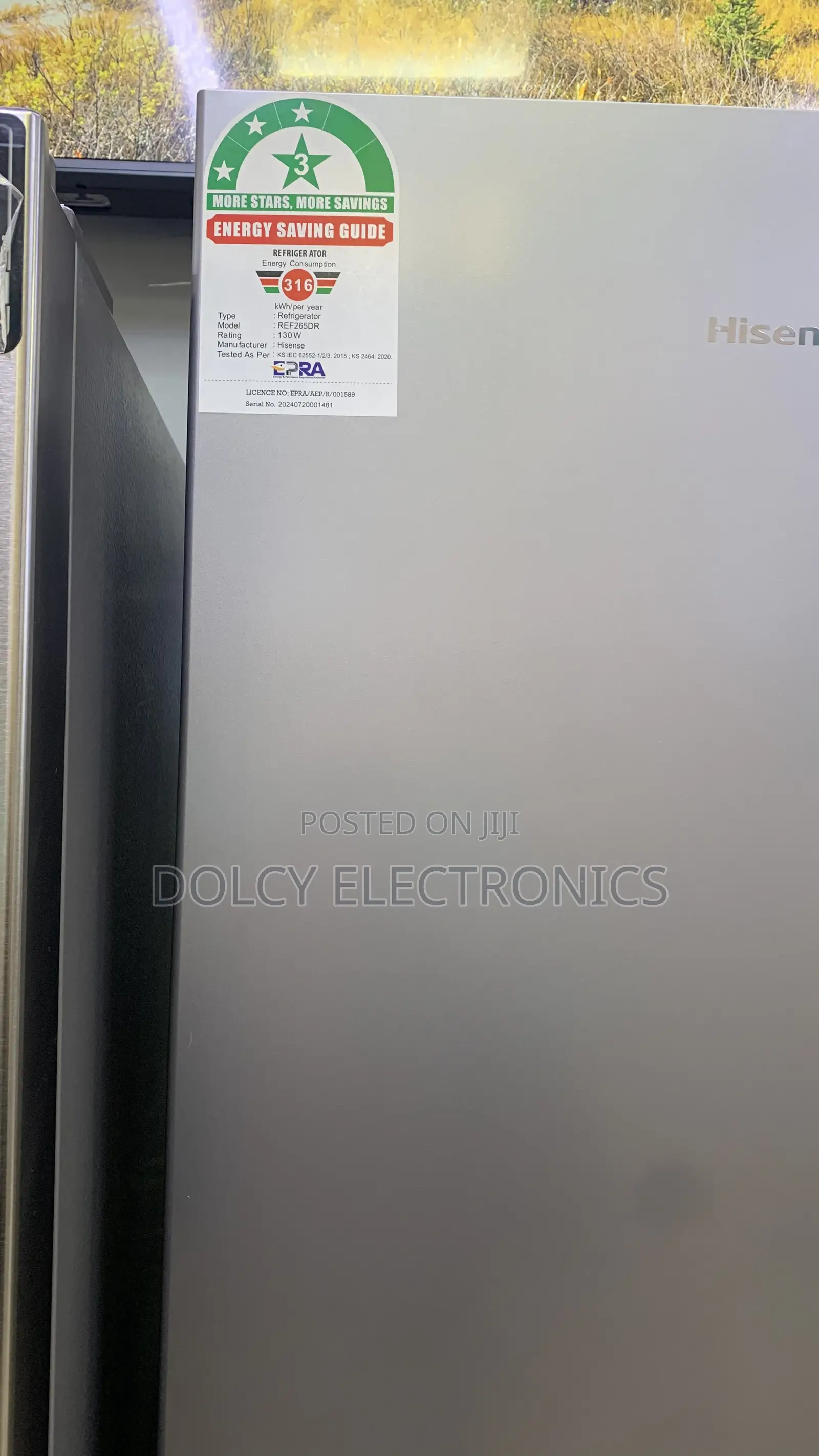 Hisense 268litres Ref265dr Bottom Freezer No-Frost