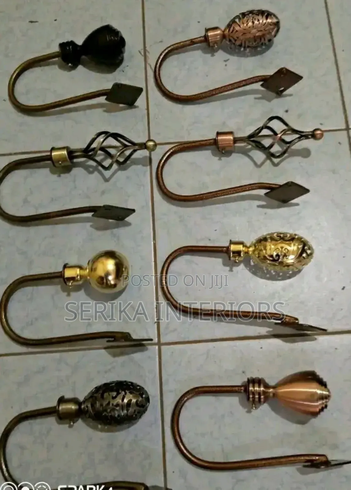 Jua Kali Curtain Holders