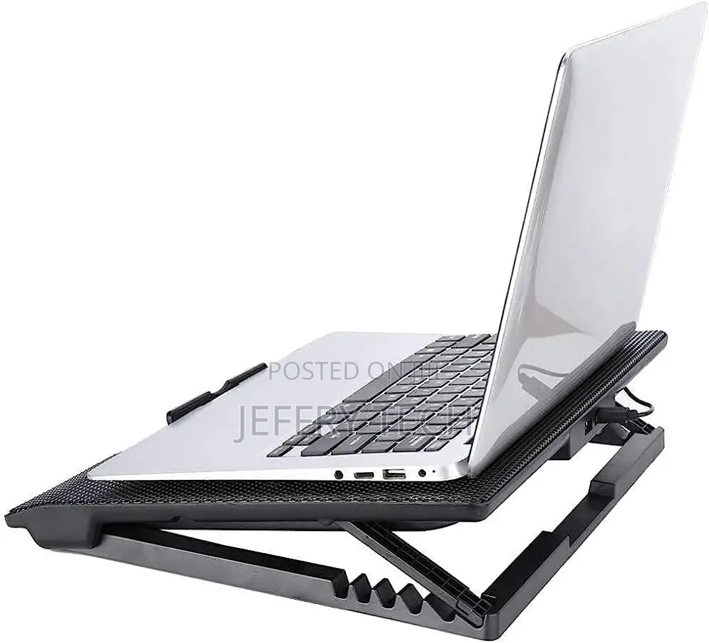 Fan 2 USB Port Cooling Cooler Fan Pad Stand (9 to 17 Inch)