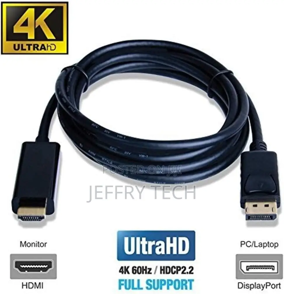 Zonic Displayport DP to HDMI Adapter HDMI Display 1.8meters